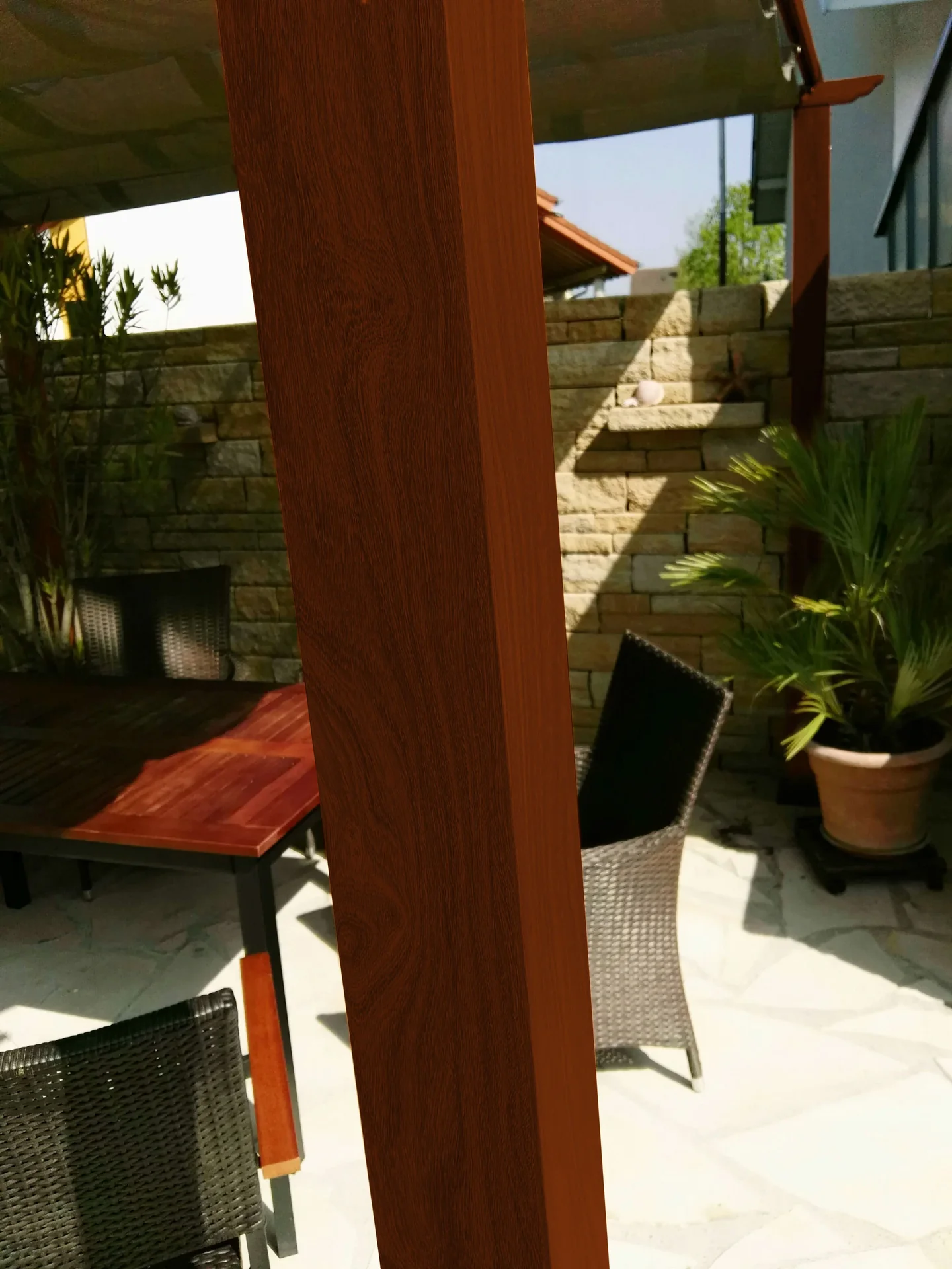 Pergola Florenz 11 x 16, dunkelbraun - 0