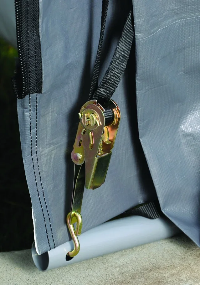 Foliengerätehaus 5,76 m², grau - 6