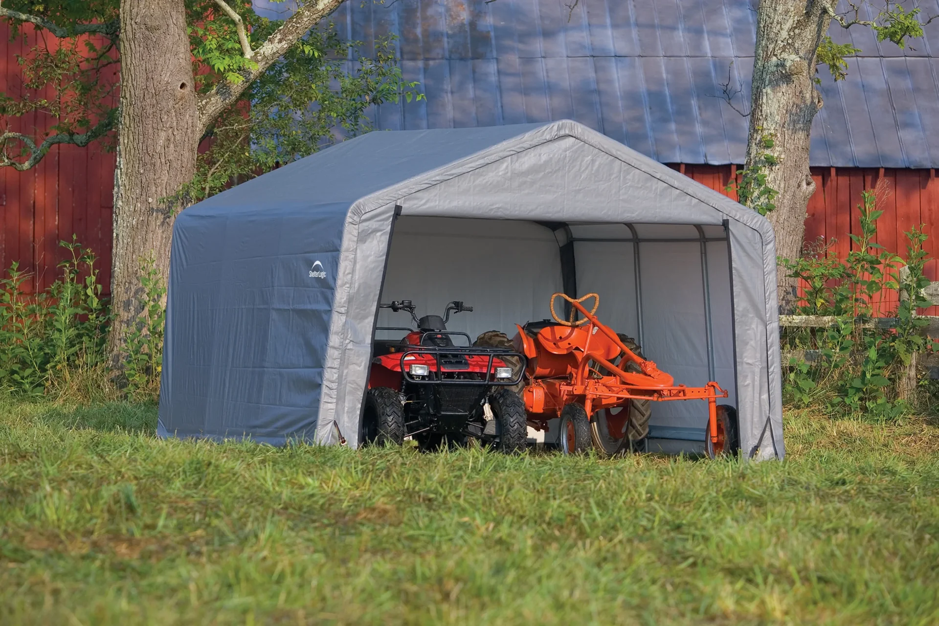 Gerätehaus Shed-in-a-Box 13,7 m², grau - 4