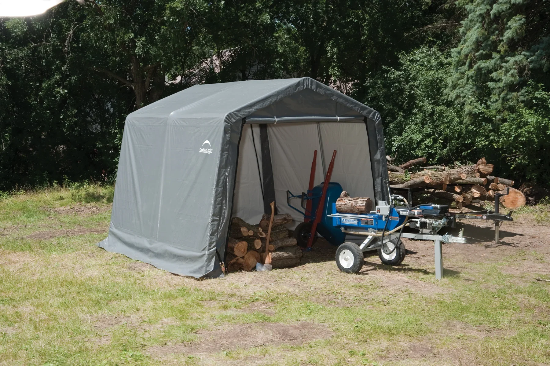 Gerätehaus Shed-in-a-Box 9 m², grau - 2