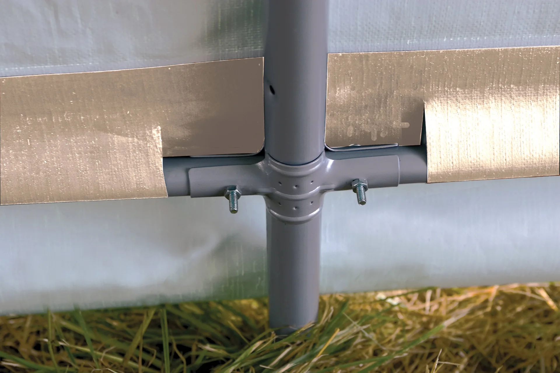 Gewächshaus 3,24 m², weiß - 0