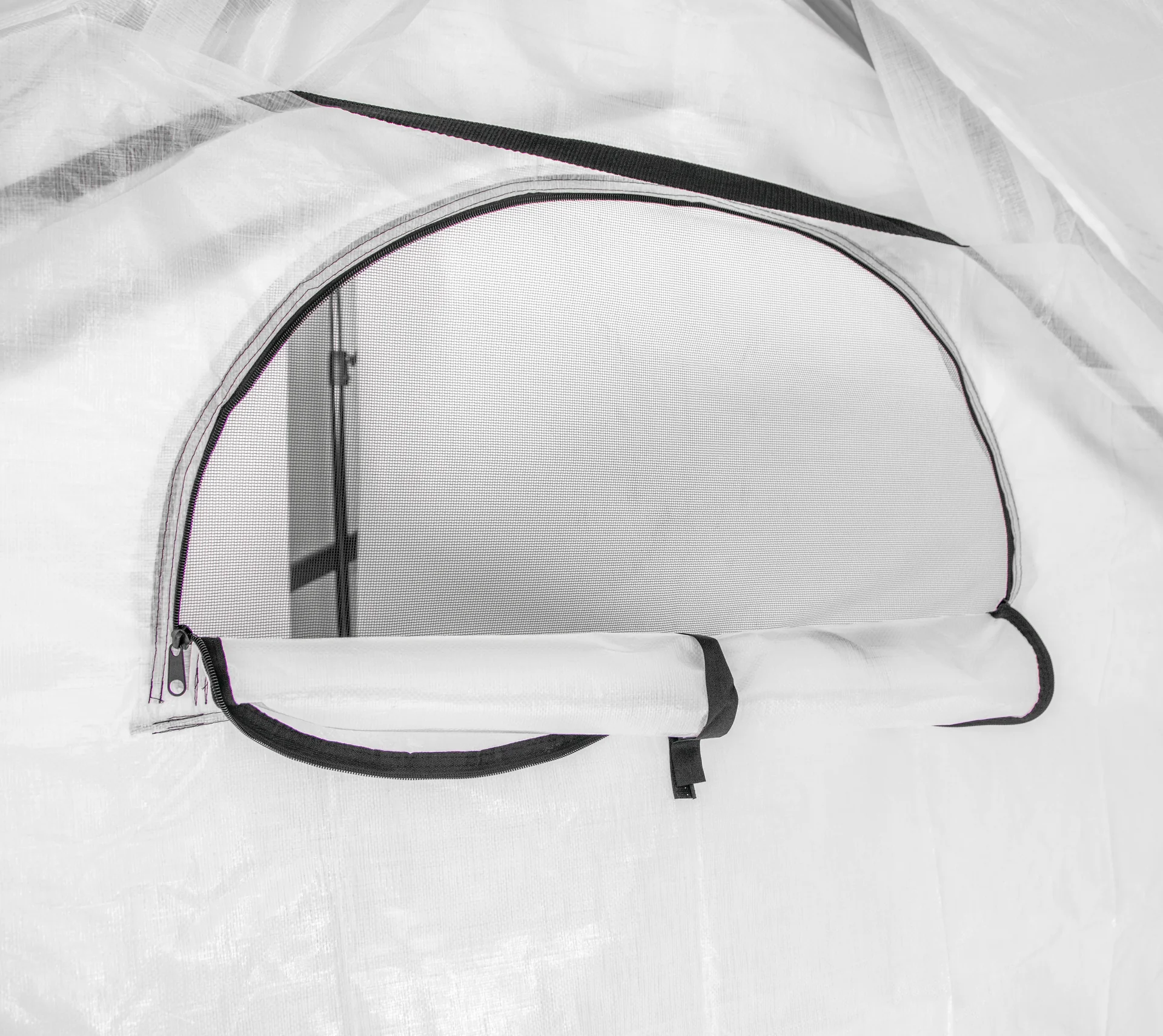 Gewächshaus 3,24 m², weiß - 3