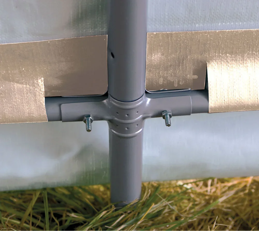 Gewächshaus 4,32 m², weiß - 0