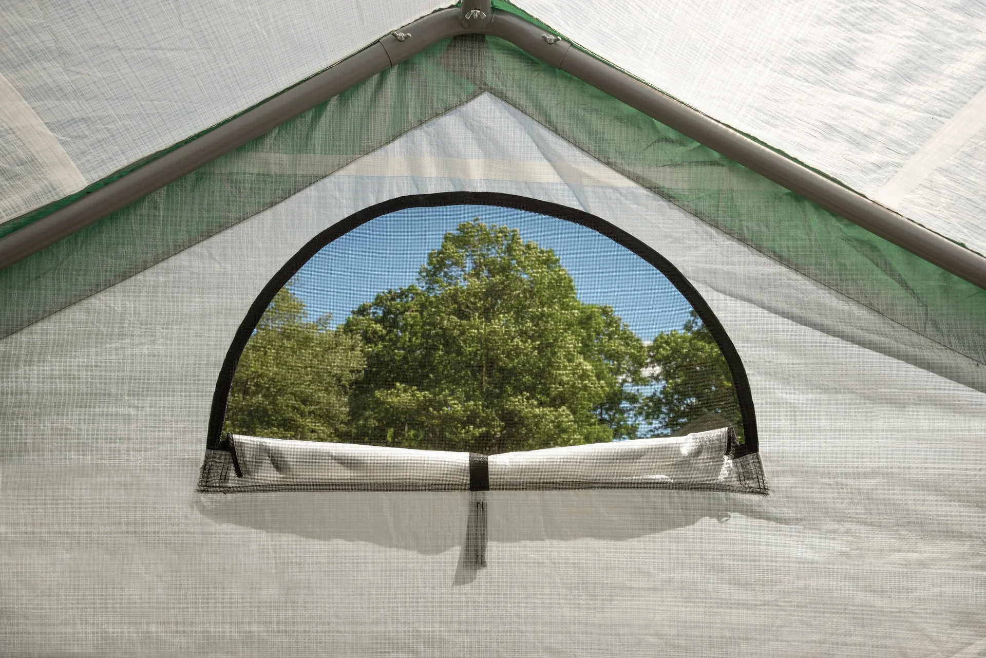 ShelterLogic Foliengewächshaus 4,32 m², weiß-grün - 3