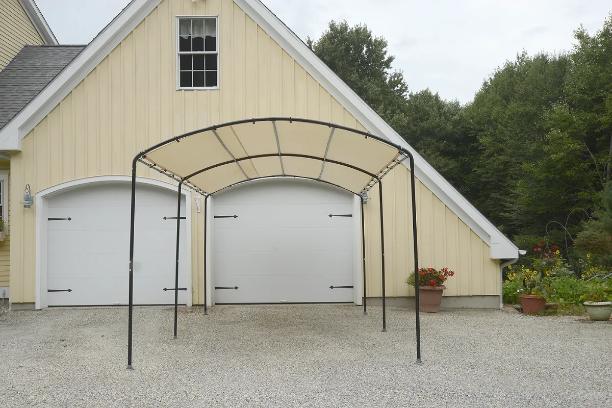 Carport Unterstand, sand - 2