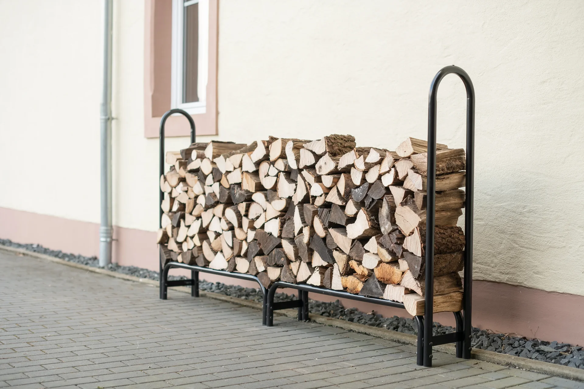 Kaminholzregal 244 cm, Traglast 1000 kg - 0