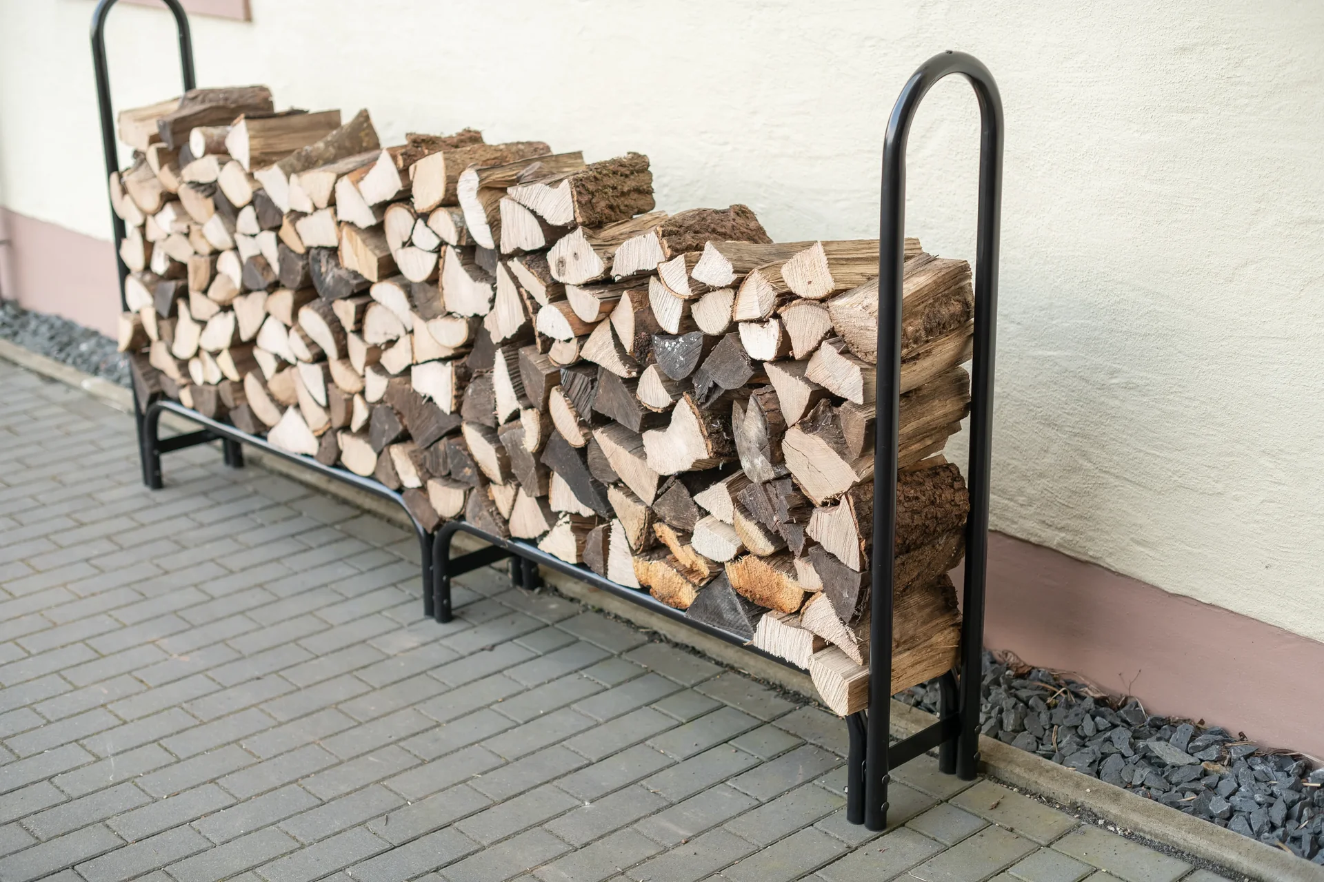 Kaminholzregal 244 cm, Traglast 1000 kg - 1