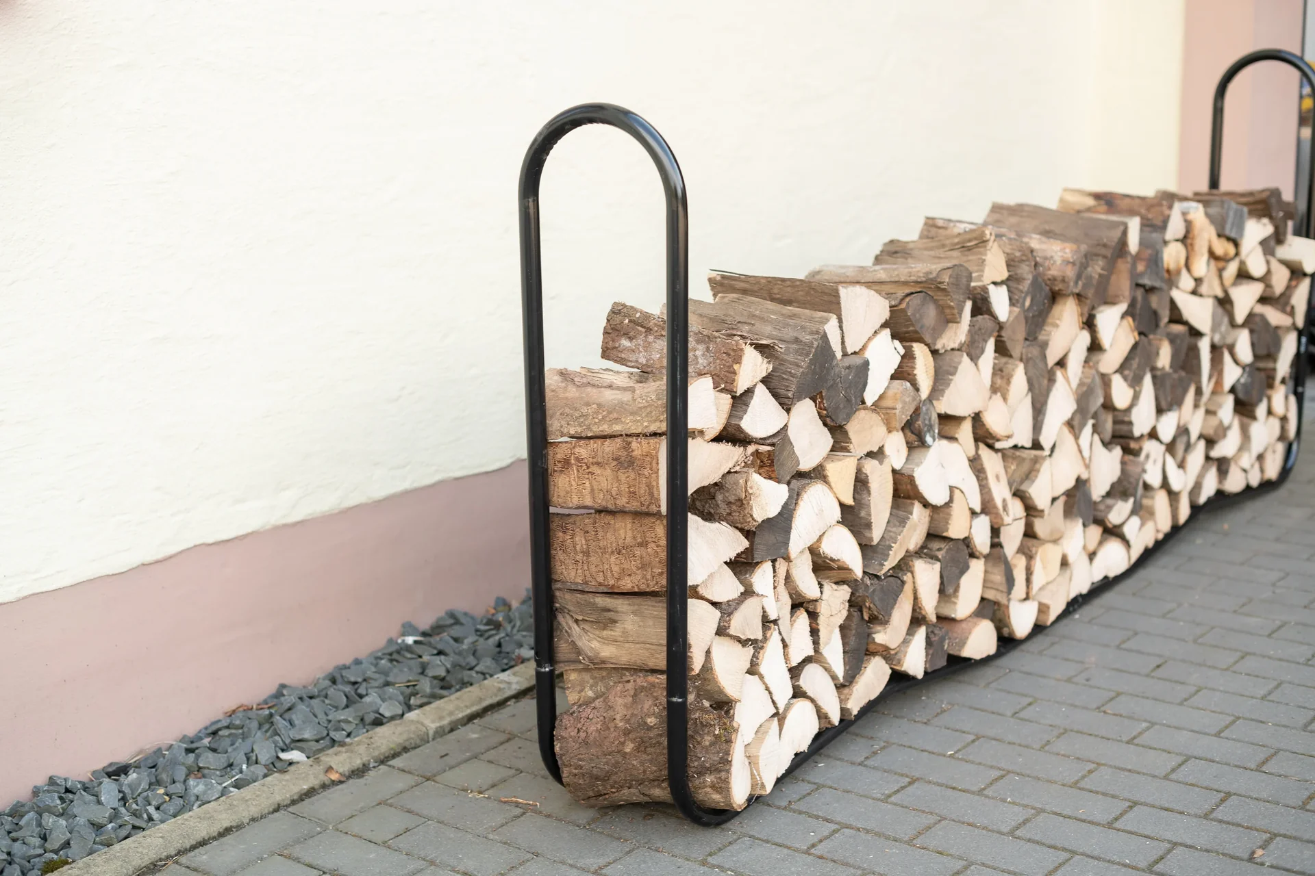 Kaminholzregal 244 cm, Traglast 544 kg - 1