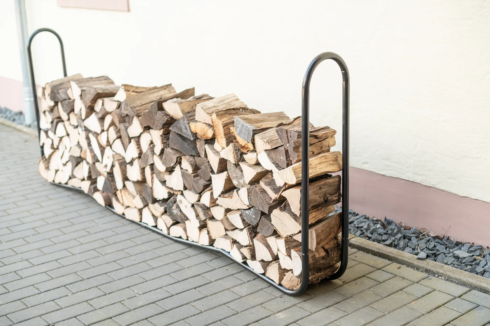 Kaminholzregal 244 cm, Traglast 544 kg - 5