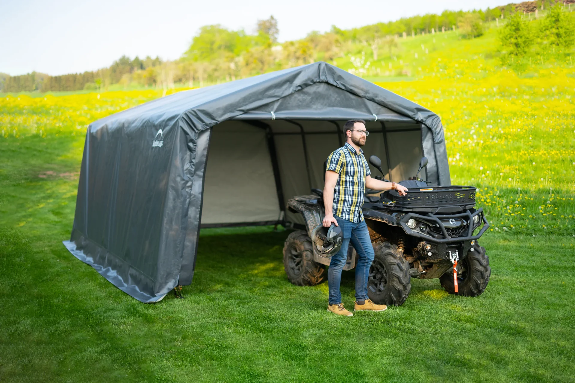 Weidezelt Garage 18 m² - 4