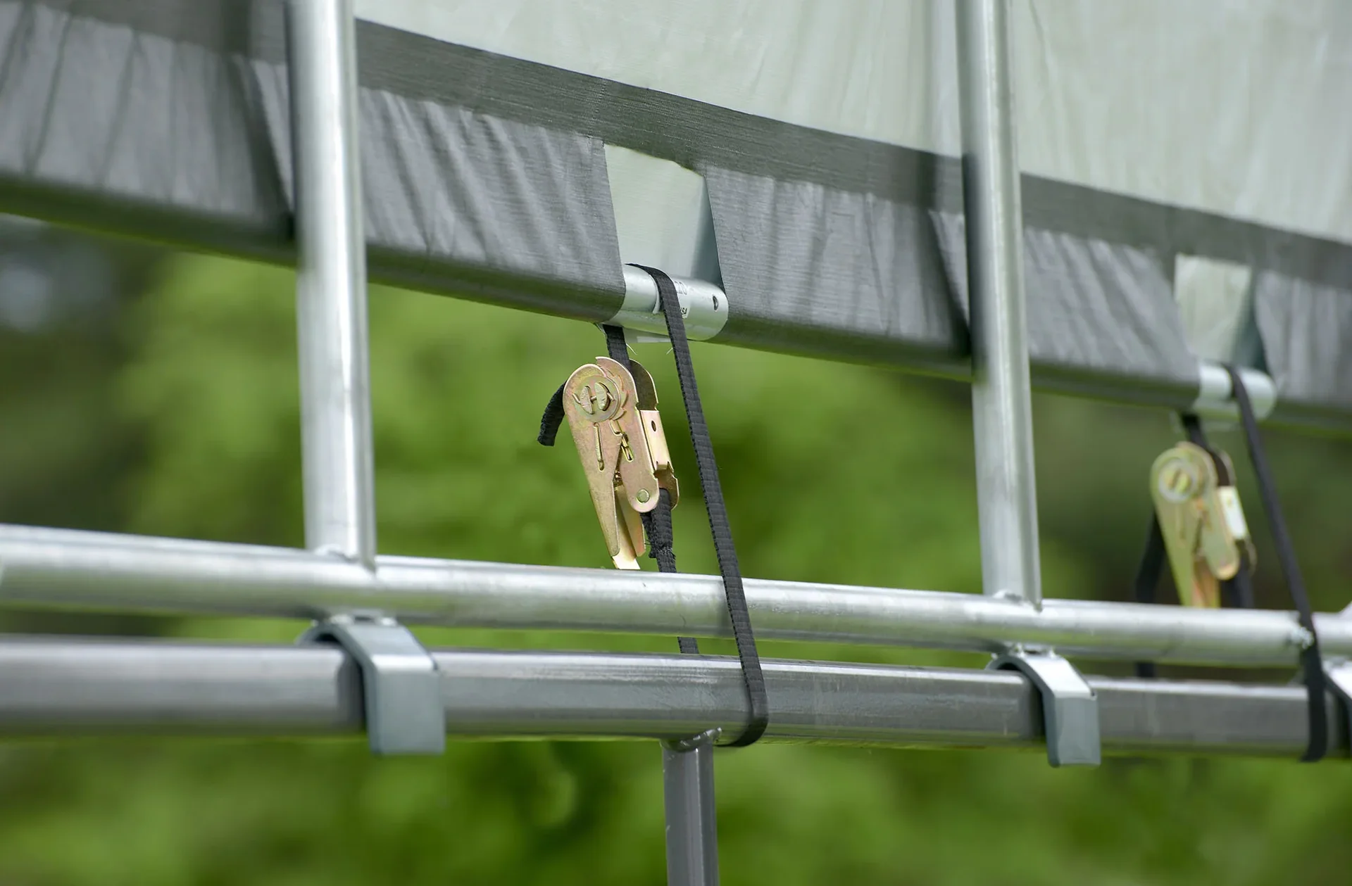 Weidezelt Überdachung 13,7 m² - 1