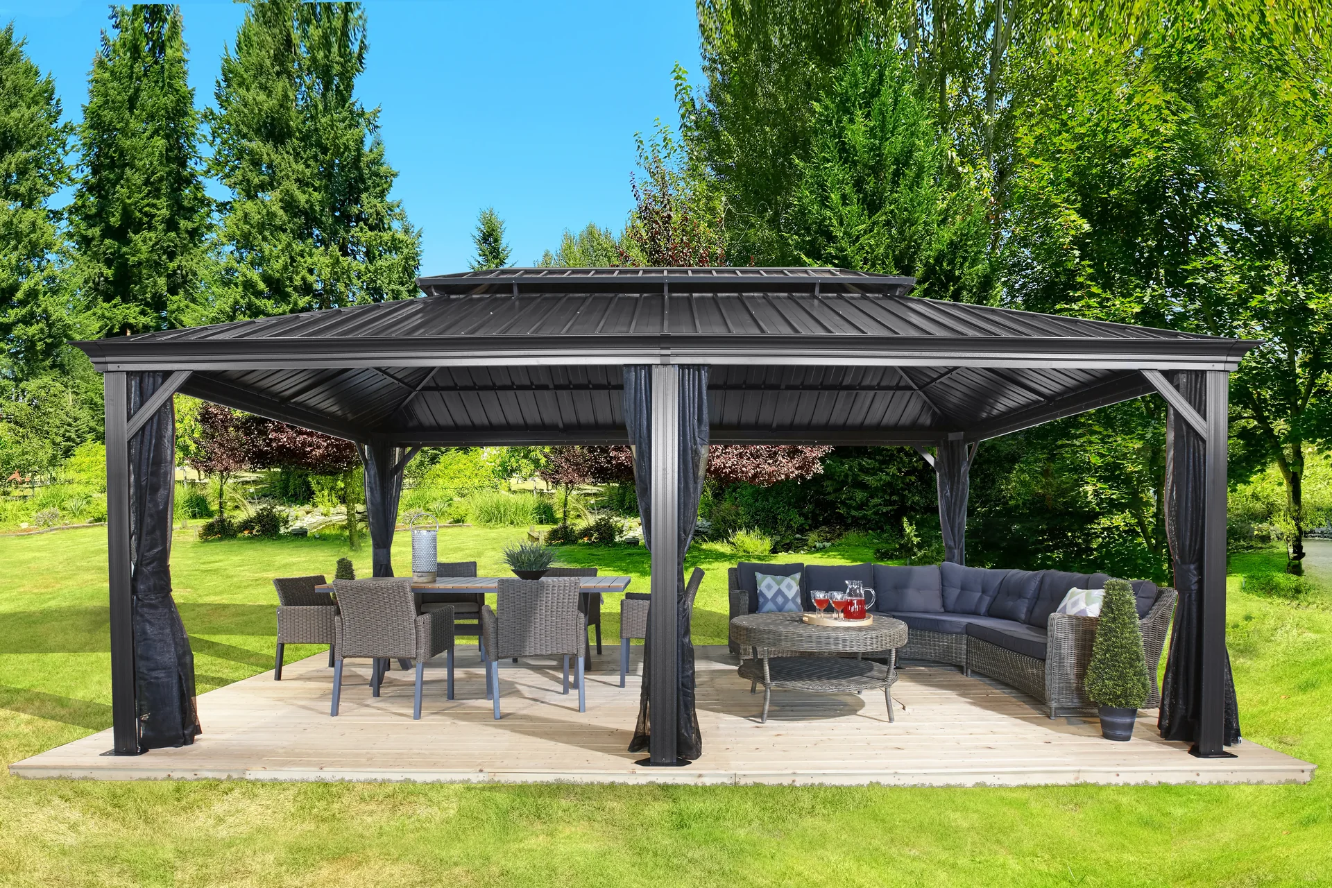 Pavillon Messina 12x20 - 10