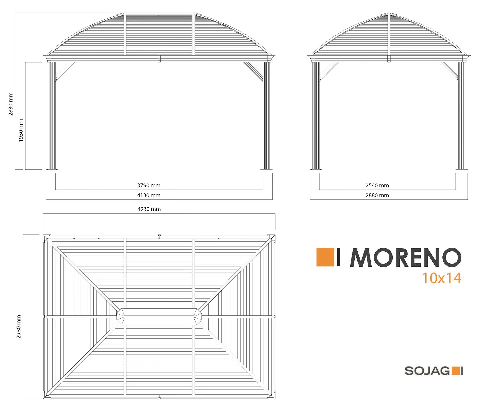 Pavillon Moreno 10x14 - 4