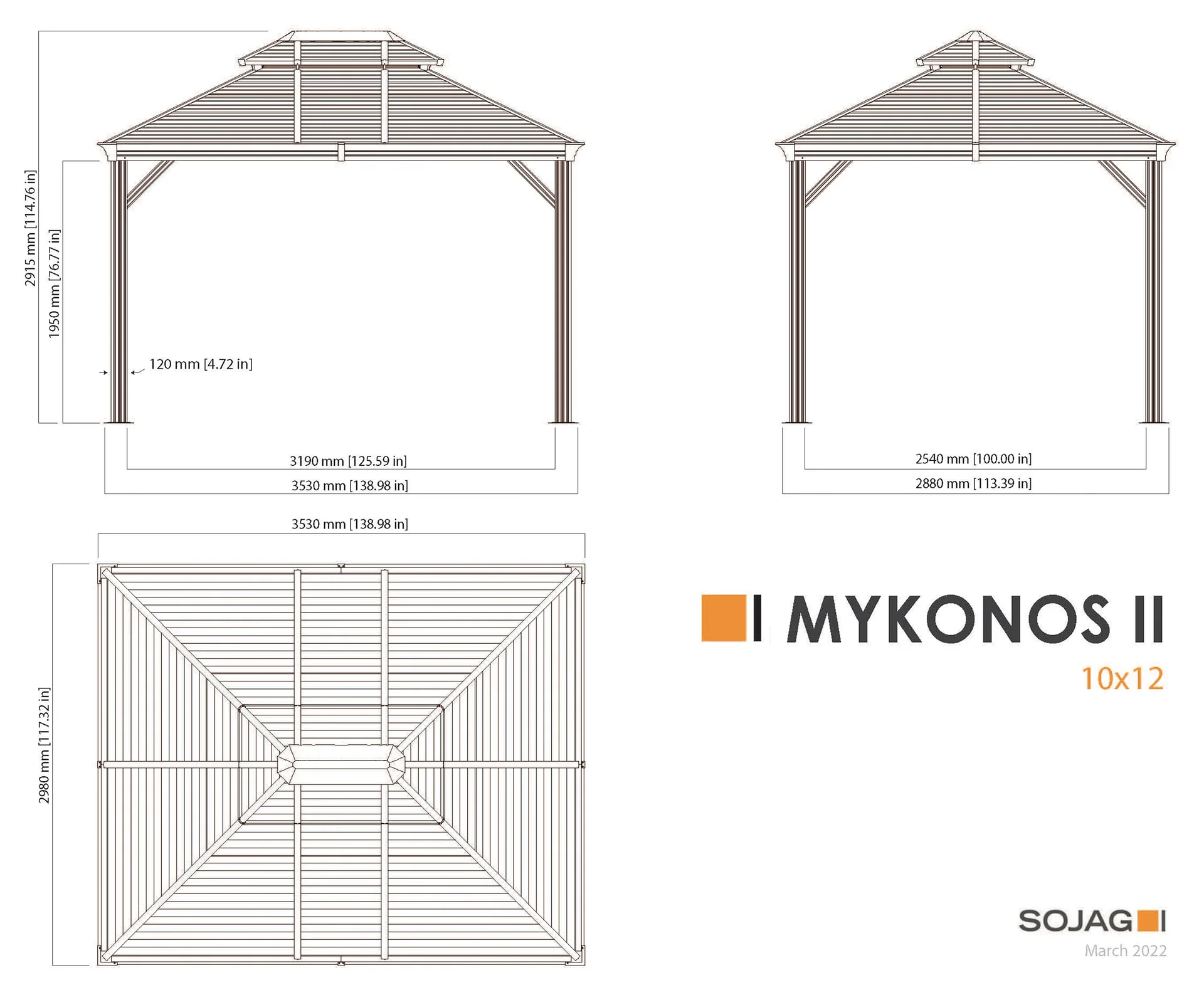 Pavillon Mykonos 10x12 - 6