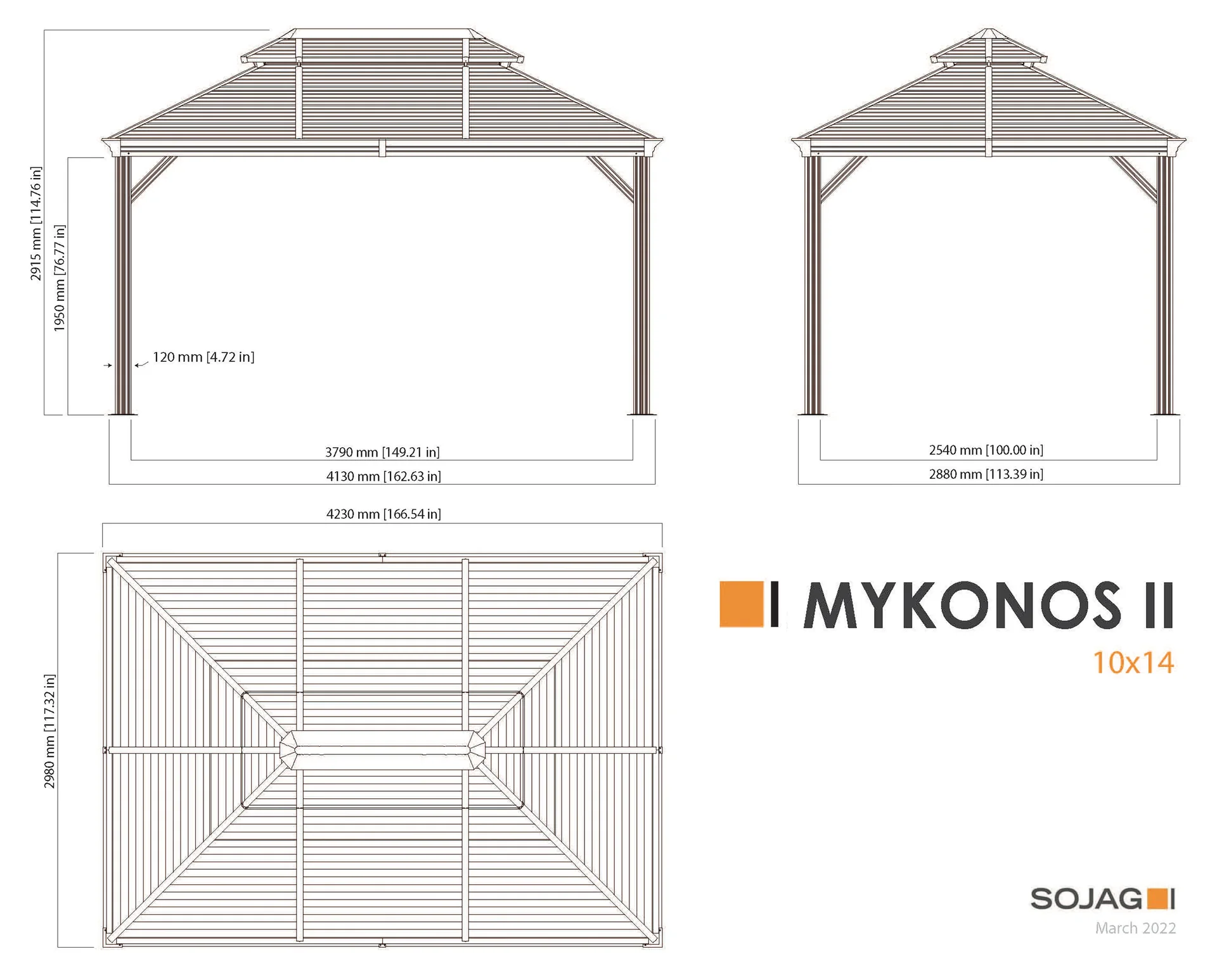 Pavillon Mykonos 10x14 - 9