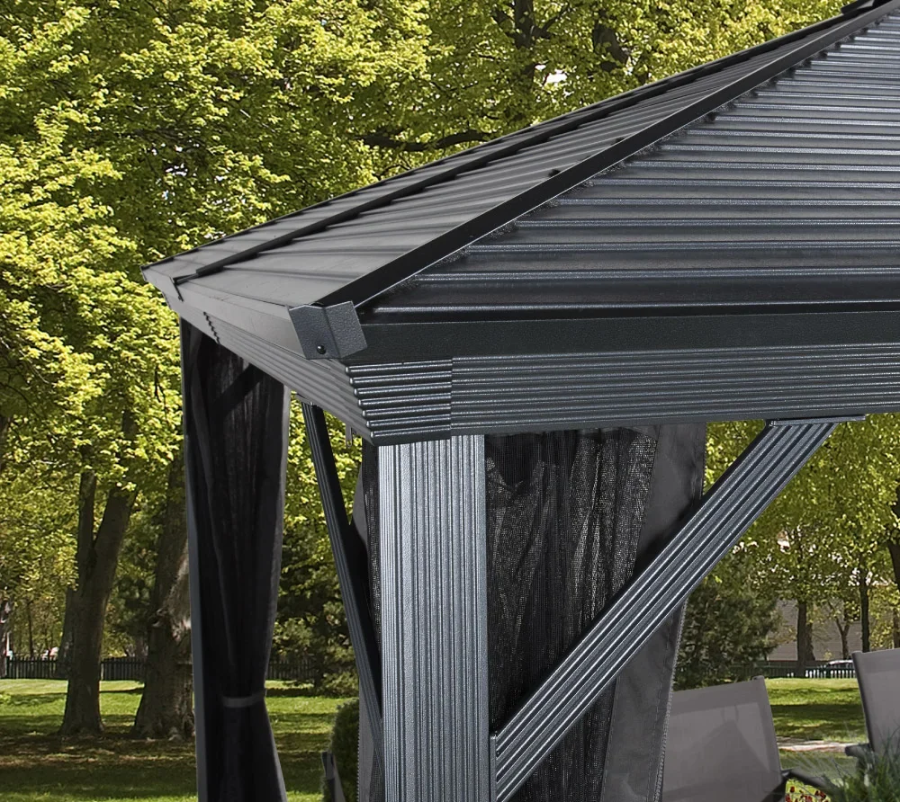 Vorhang-Set passend zum Pavillon Ventura 10x10 - 7