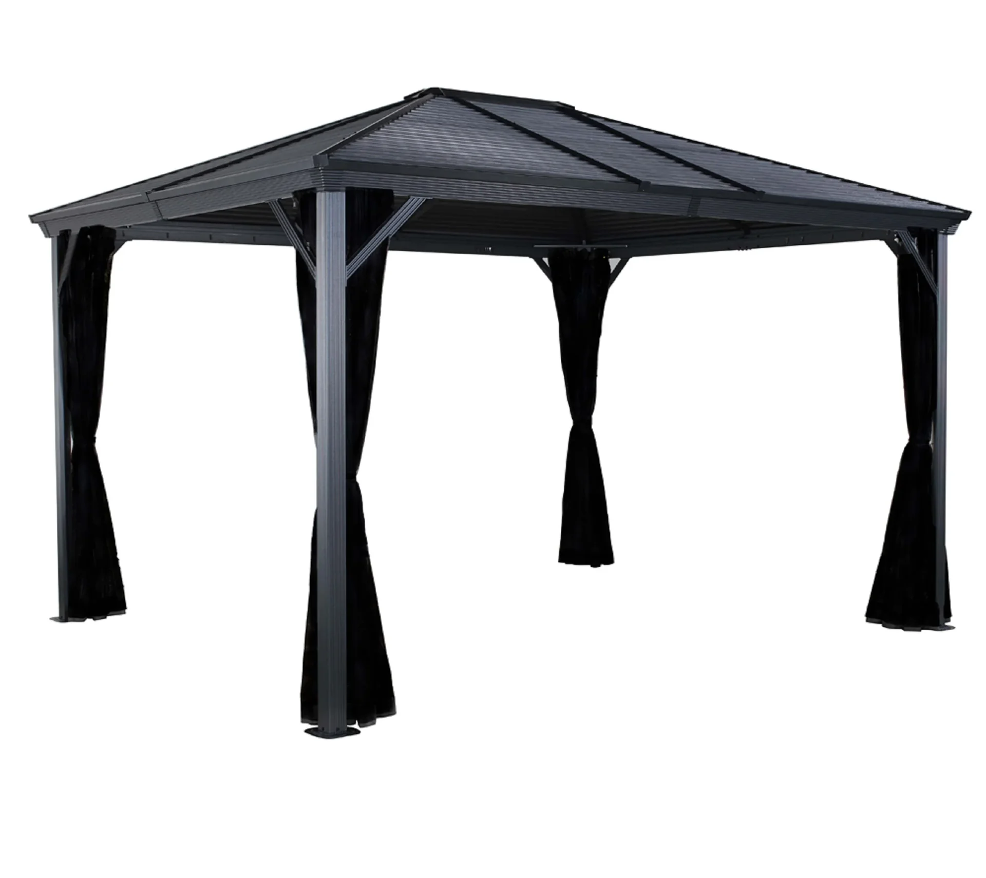 Vorhang-Set passend zum Pavillon Ventura 10x14 - 4
