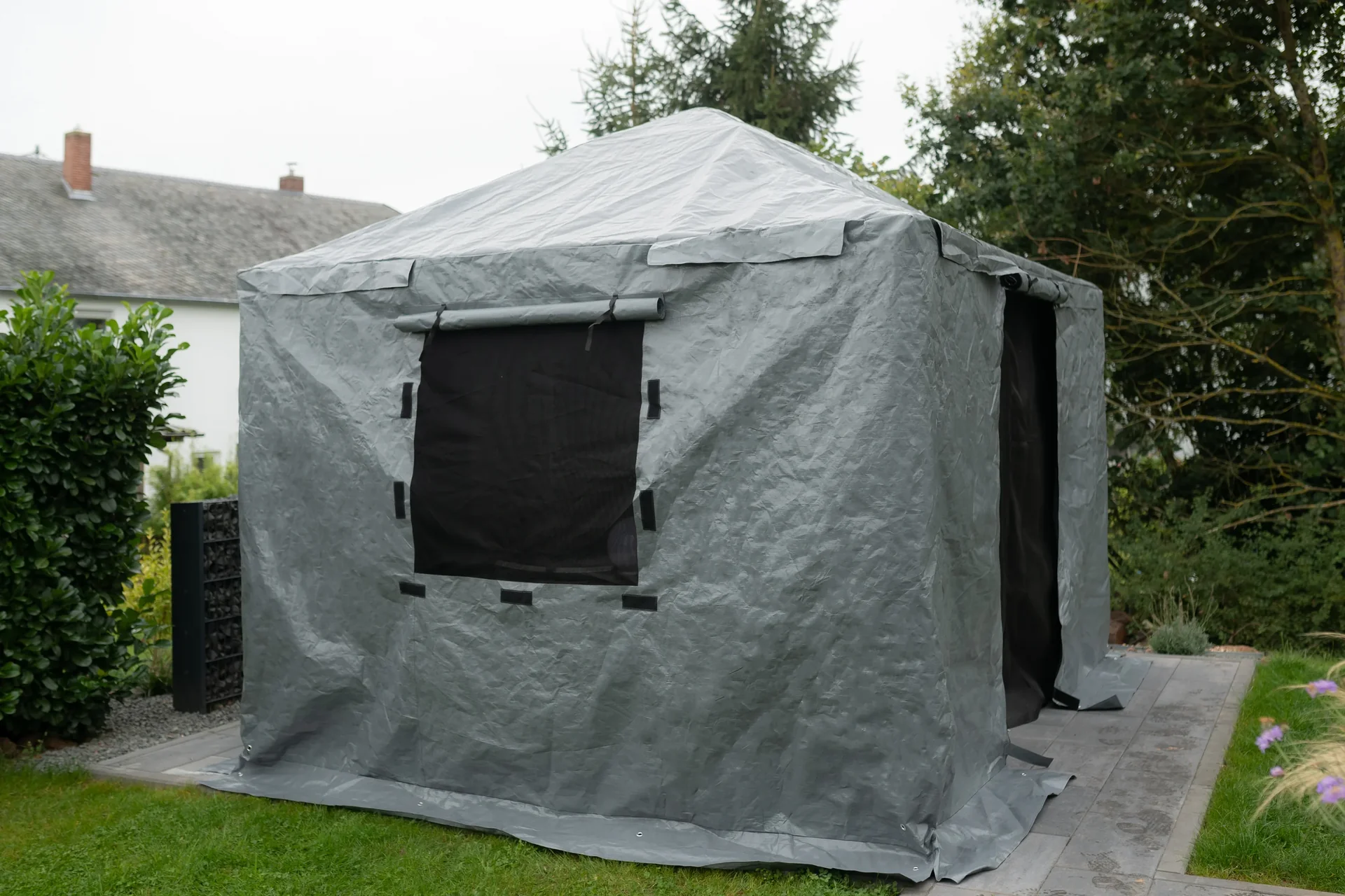 Winterabdeckung für Pavillon 12x20 - 4