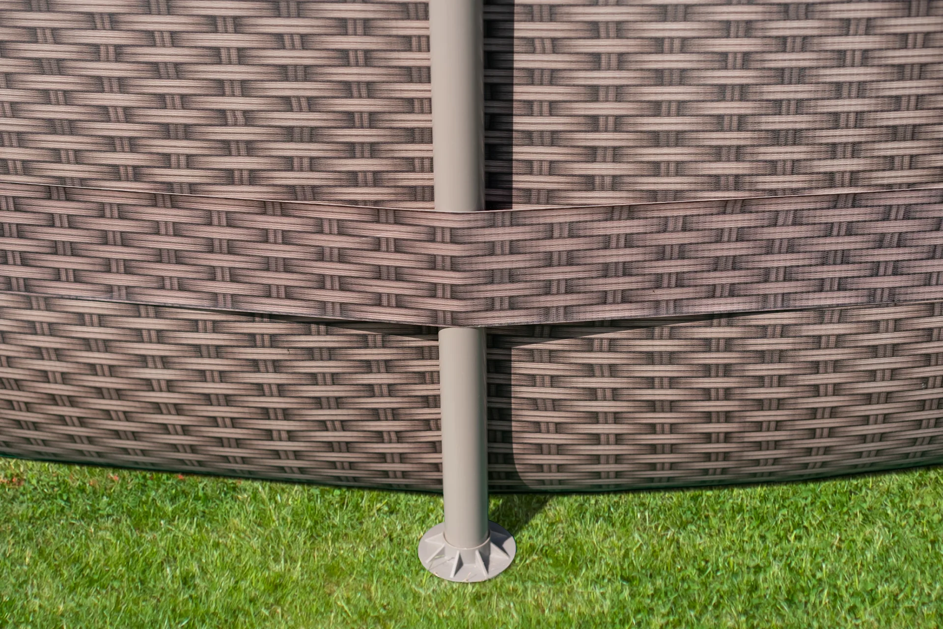 Pool Active Frame 457 x 107 cm, Rattan Braun - 0