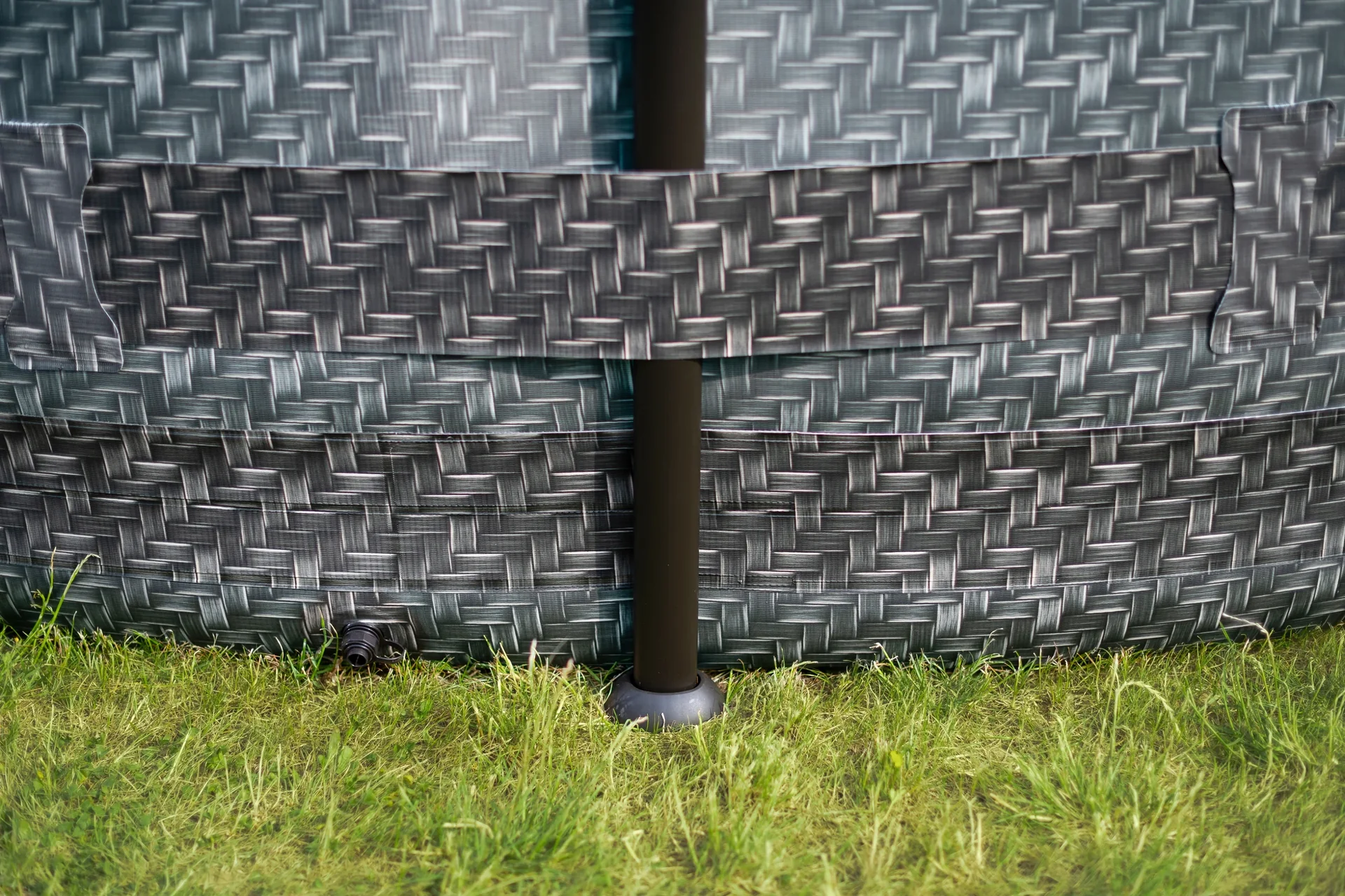 Pool Elite 488 x 122 cm, Rattan Grau - 3