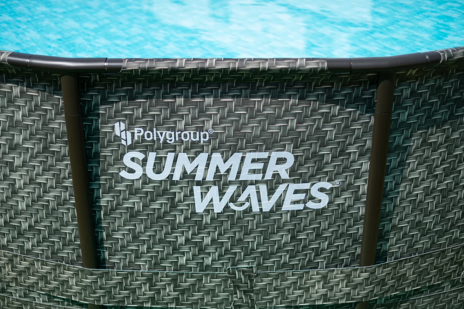 Pool Elite 549 x 132 cm, Rattan Grau - 10