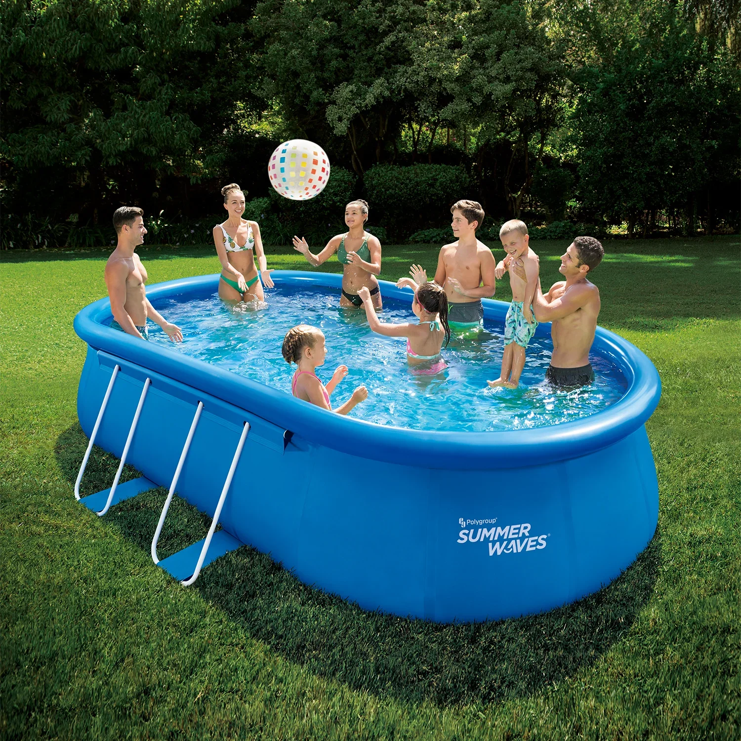 Quick Set Pool 549 x 305 x 107 cm, blau - 5