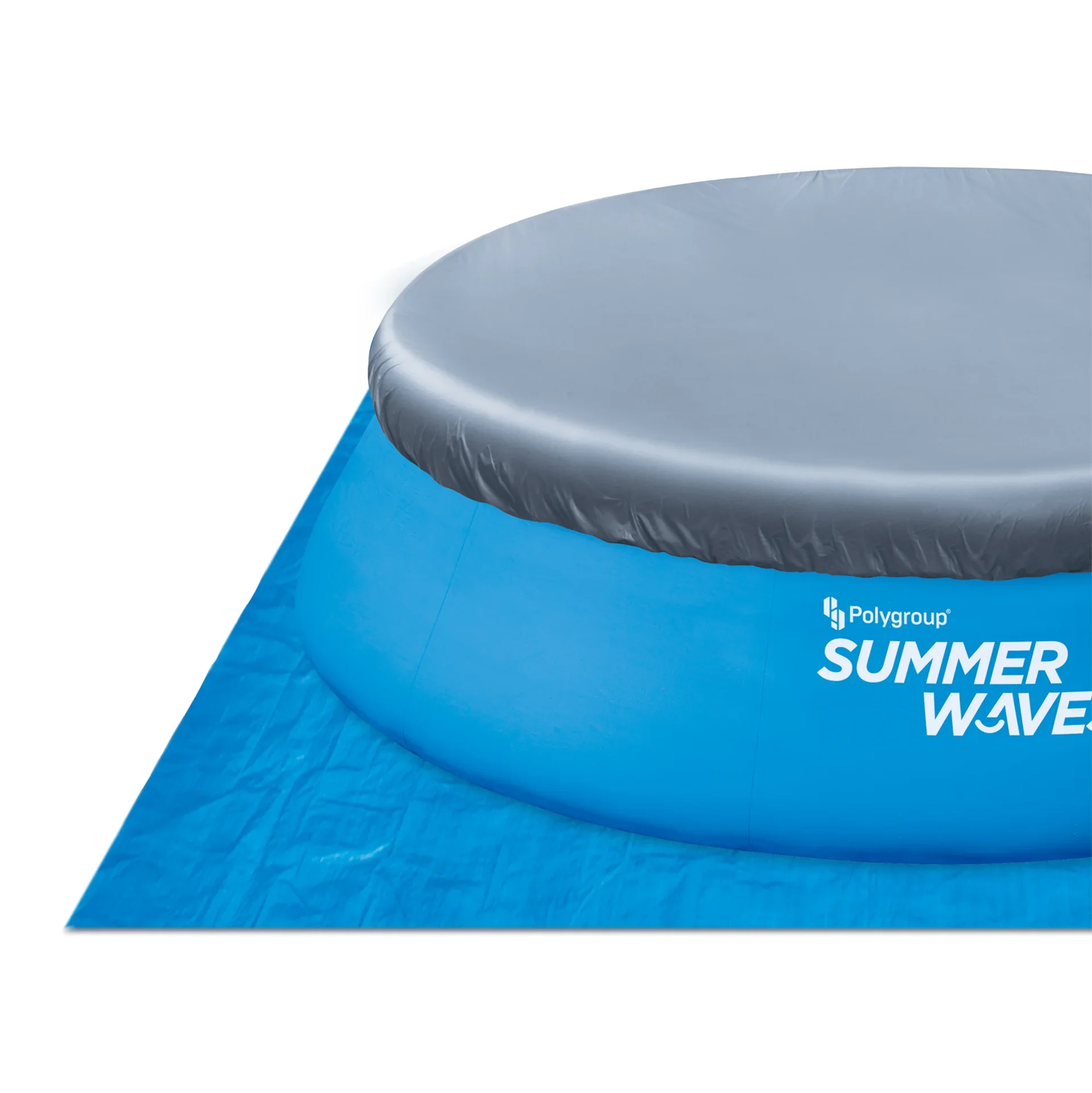 Rundpool 457 x 107 cm, blau - 1