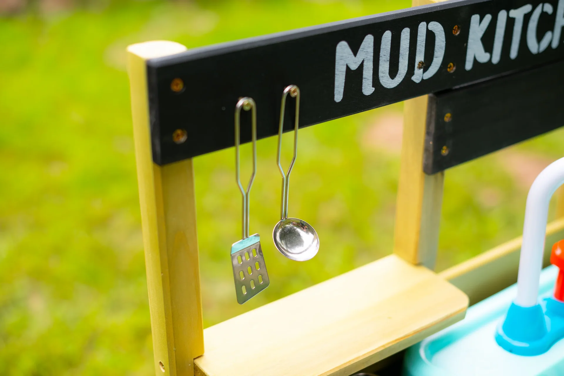 Holz Kinderspielküche mit Waschbecken - 6