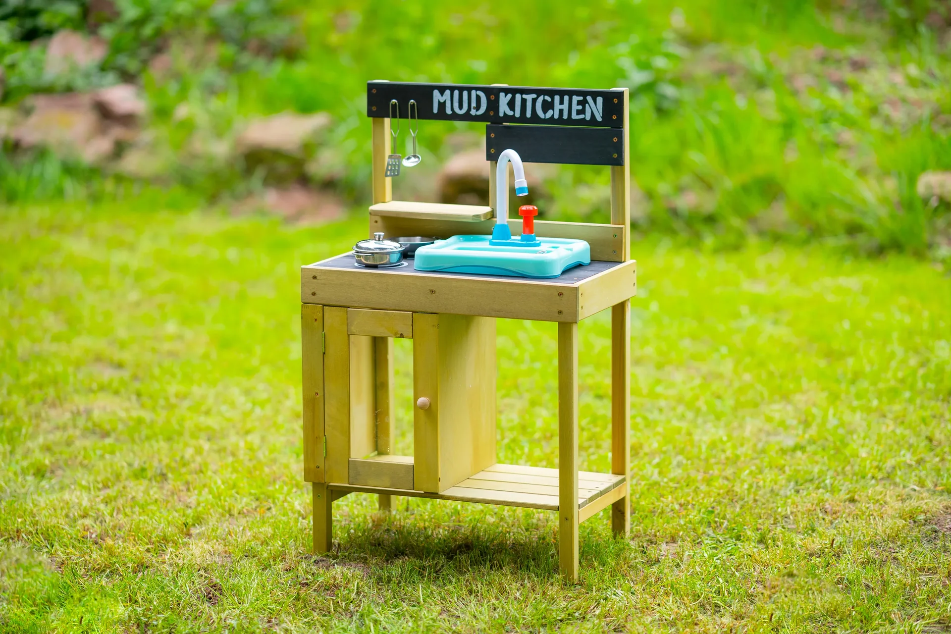 Holz Kinderspielküche mit Waschbecken - 8