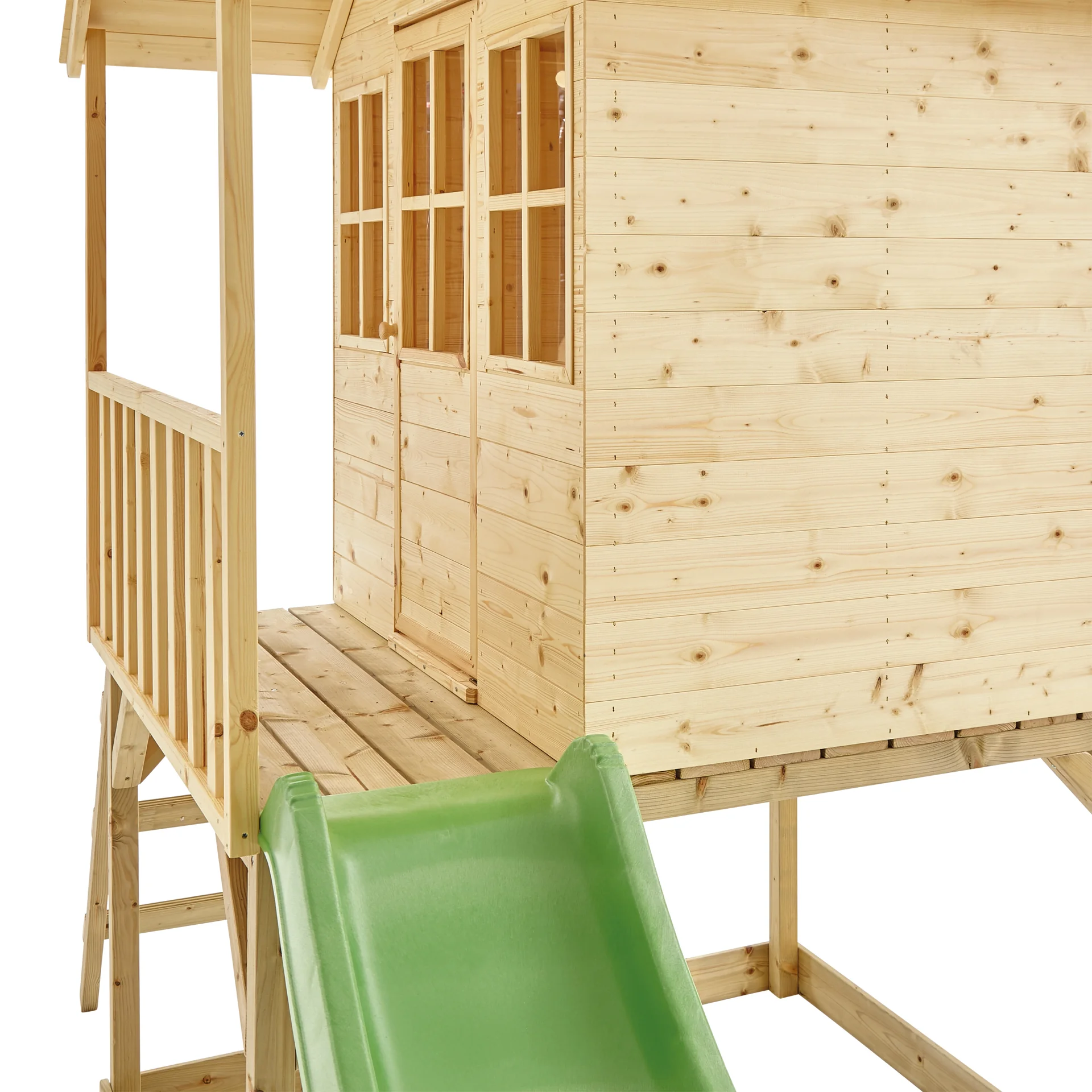 Spielhaus Wald | inkl. Rutsche - 1