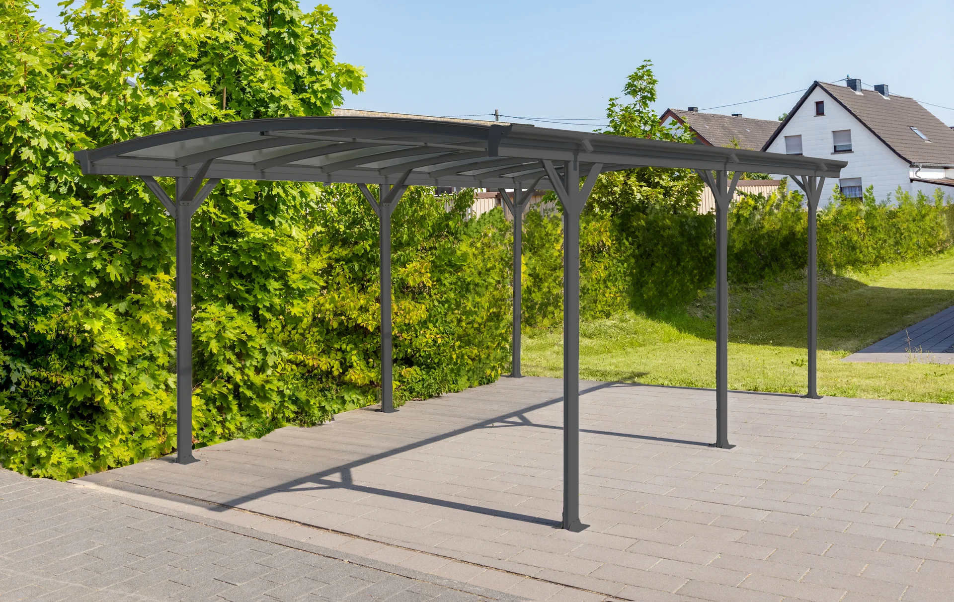 Carport Rundbogen 15 m - 10