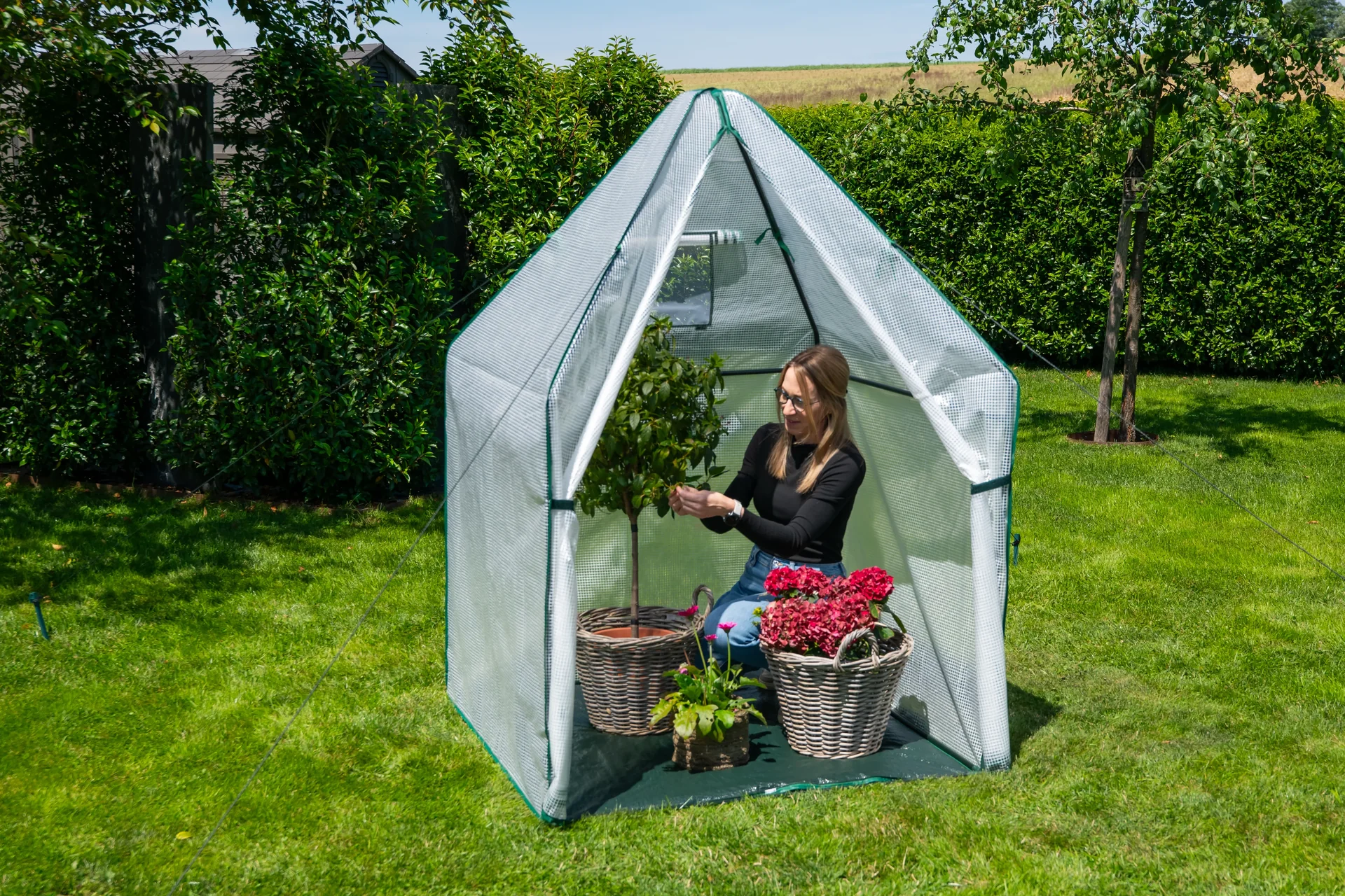 Foliengewächshaus Winterzelt mit Boden Chili - 1