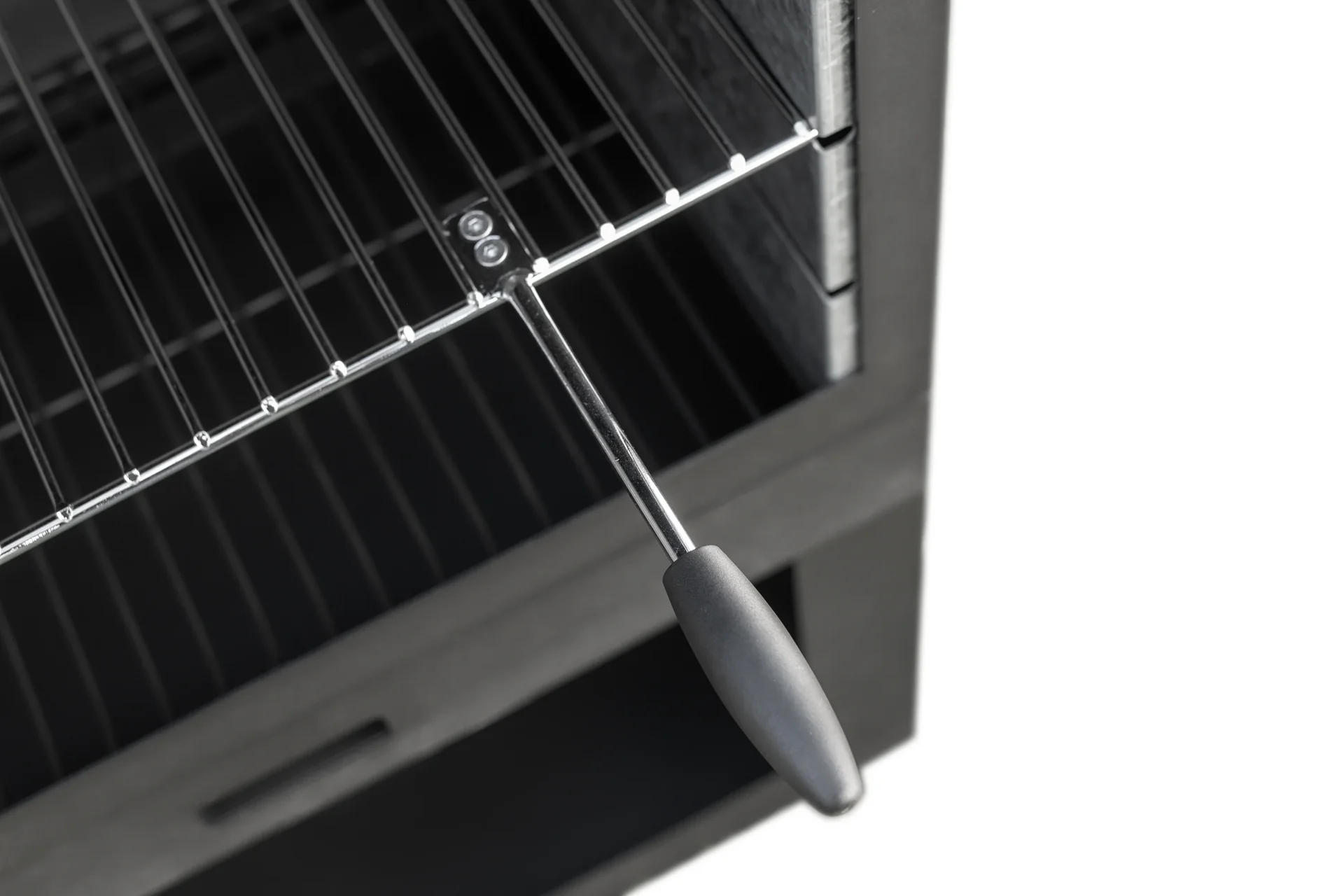 Grill und Gartenkamin schwarz - 2