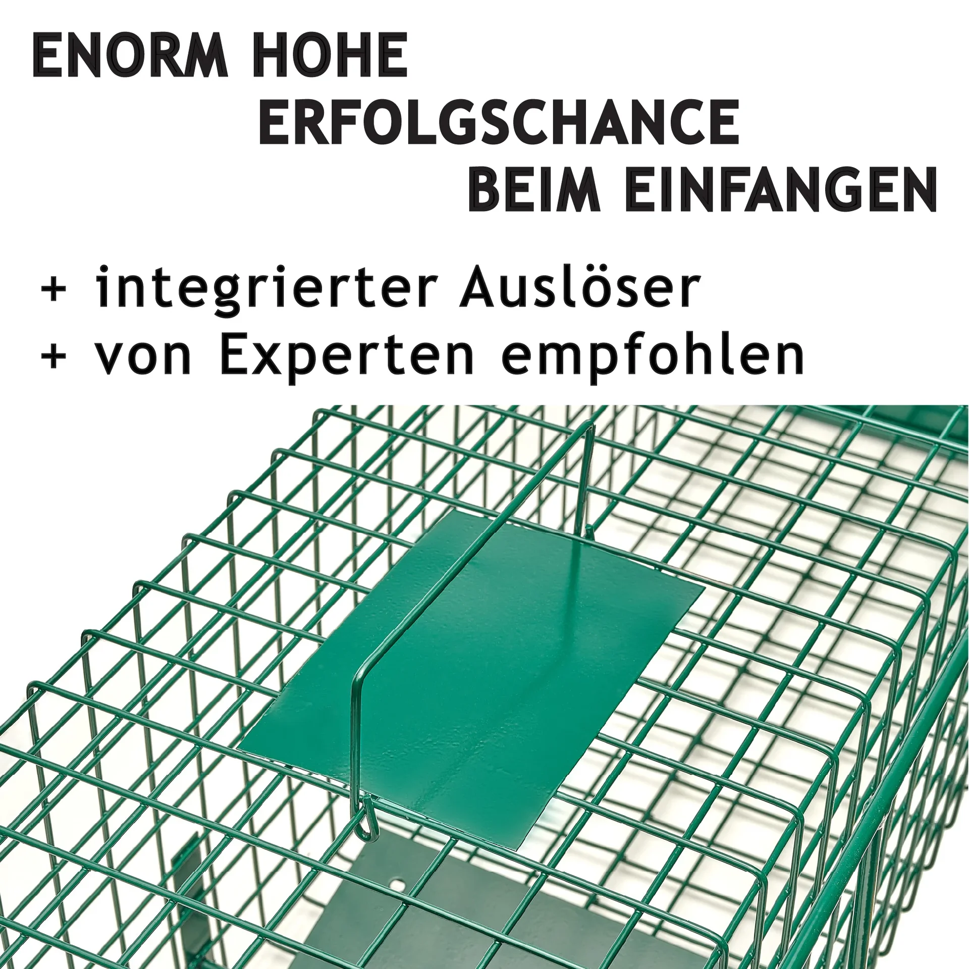 Lebendfalle 120cm schräg - 1