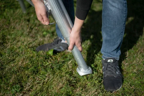 3-Holm-Gartenleiter, 330 cm, höhenverstellbar - 3