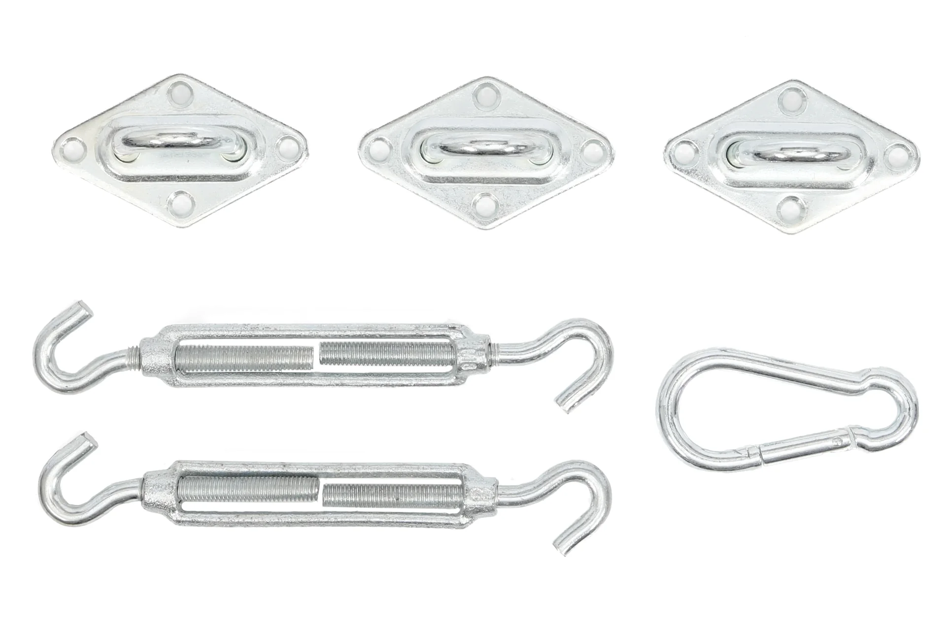 Installations-Set für Sonnensegel, 6-tlg. - 0