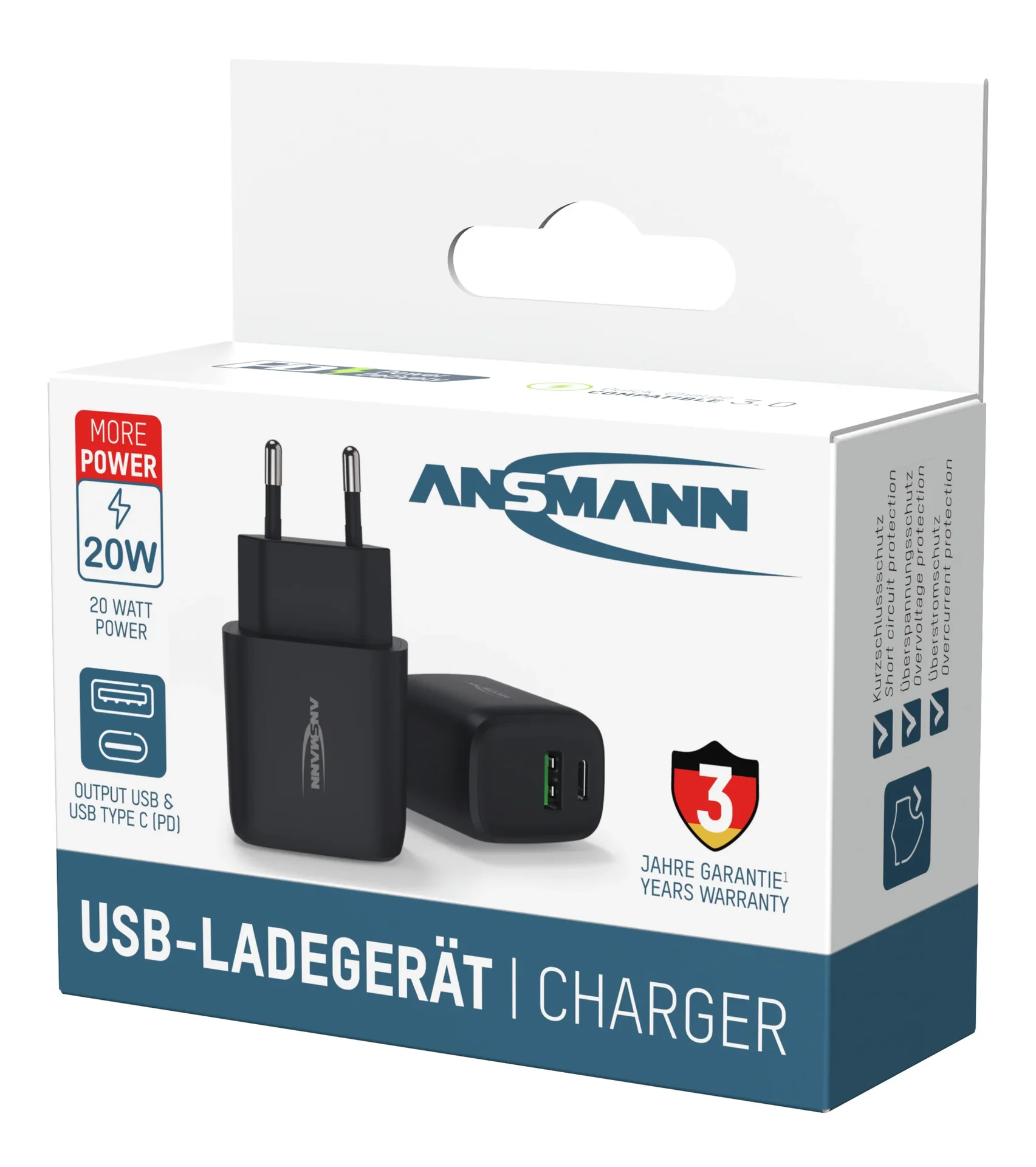 Home Charger HC218PD schwarz - 4