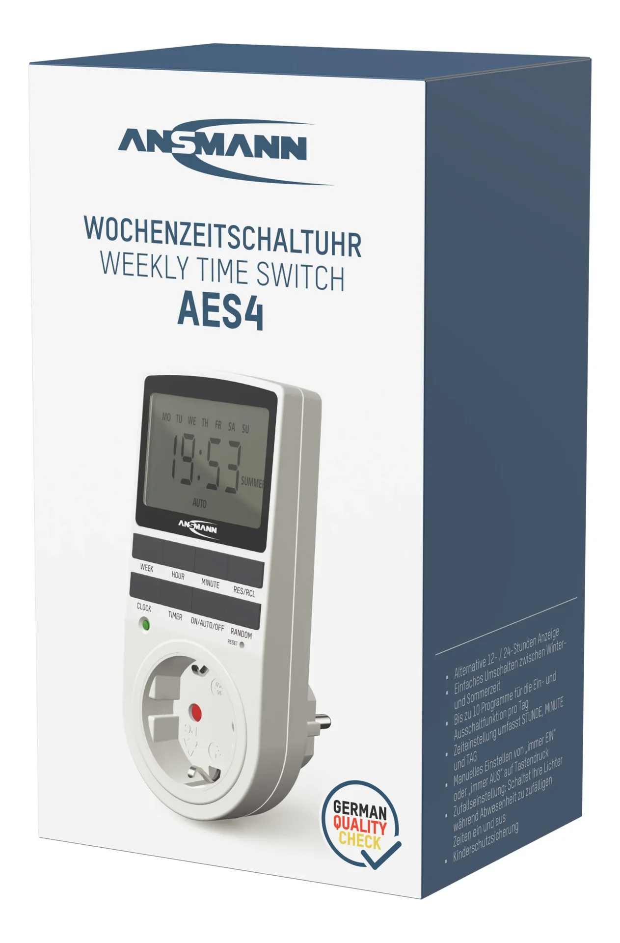 Wochenzeitschaltuhr AES4 - 2