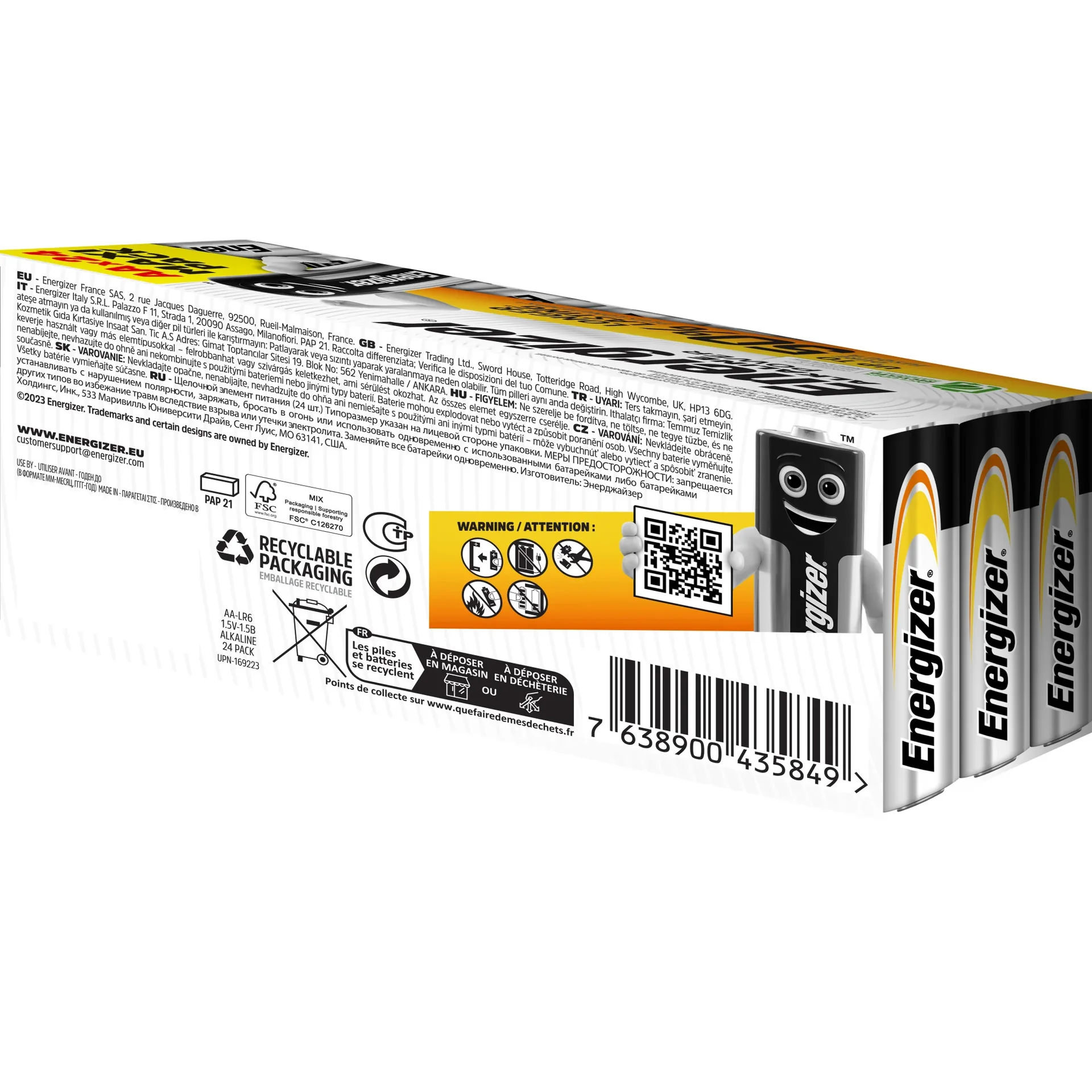Energizer Alkaline Power Mignon (AA) - 24er Box - 3