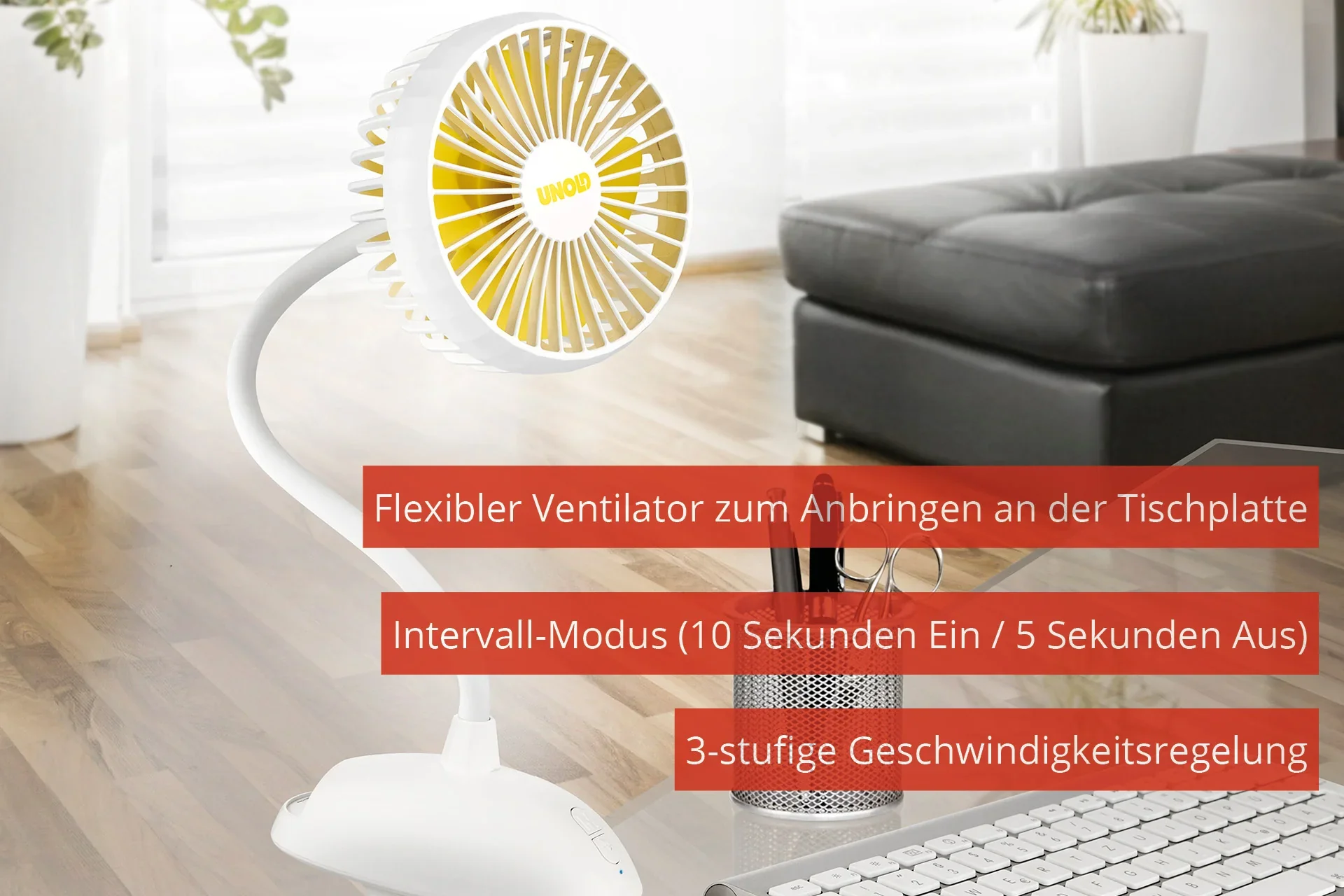Tischventilator Breezy Clip - 1