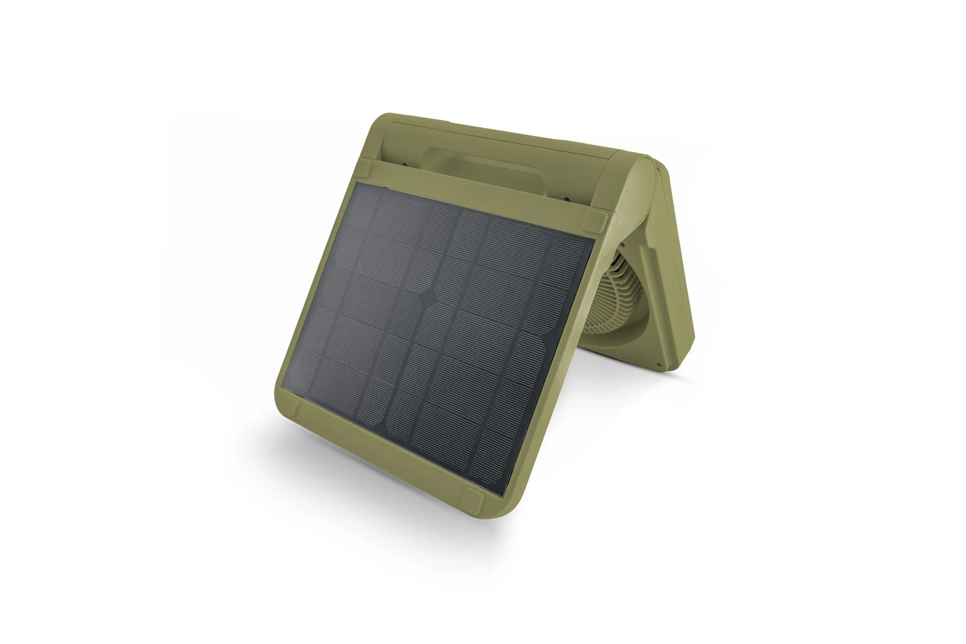 Solarventilator Camping, grün - 1