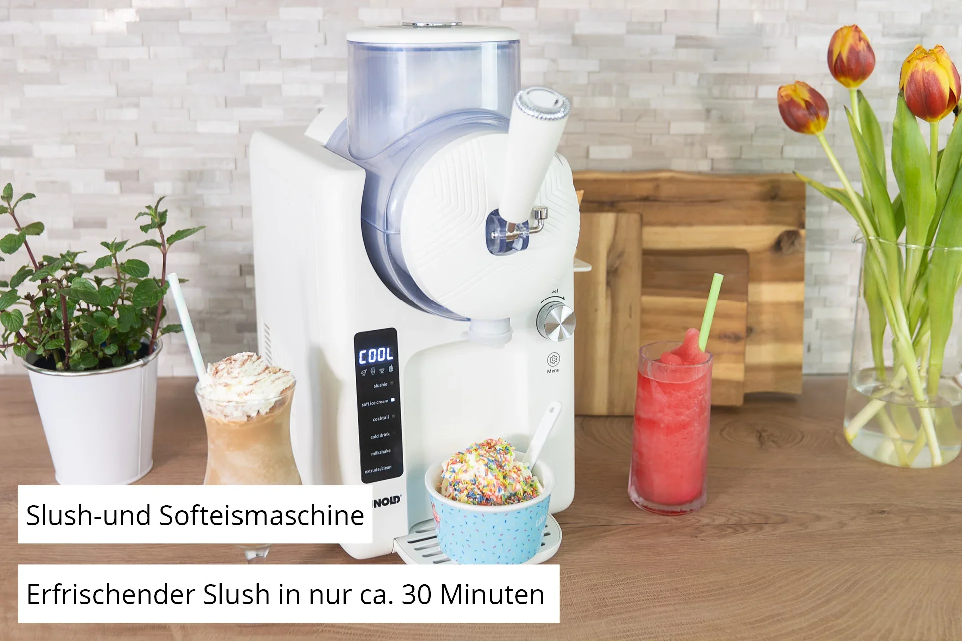 Slush- & Softeismaschine Sofie, 2in1 - 0