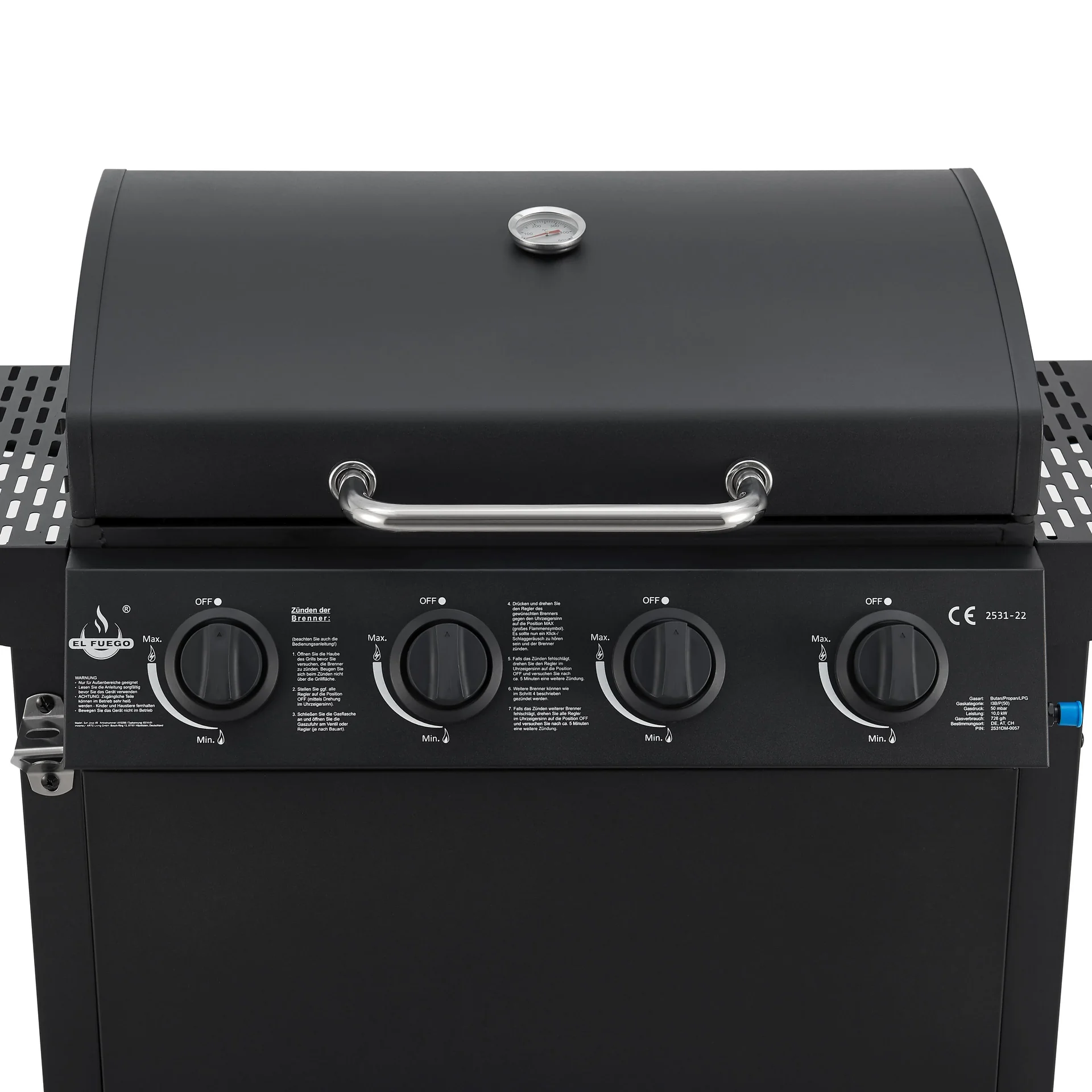 Gasgrill "San Jose" 4 Brenner - 7