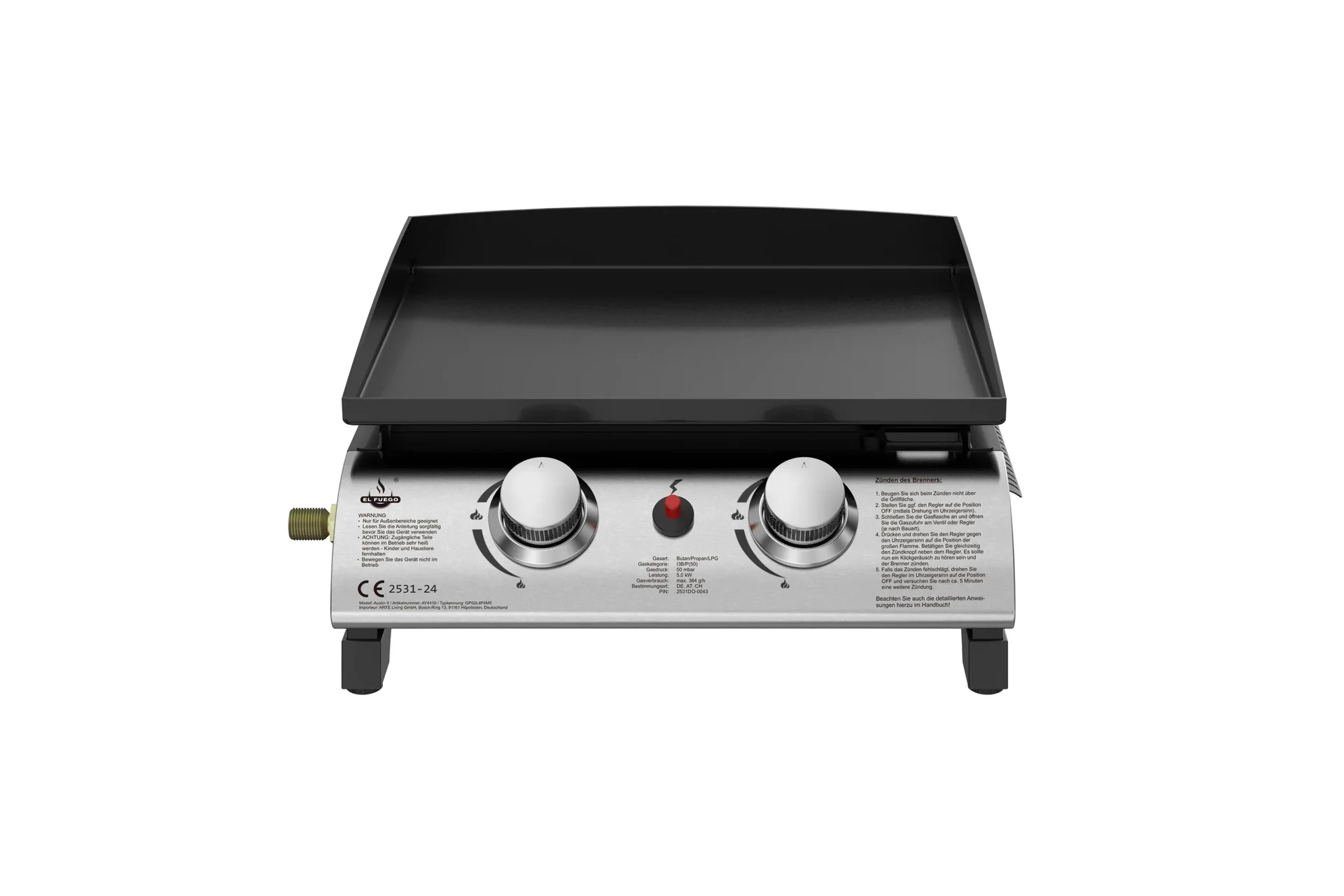 Plancha Gasgrill "Austin II" - 4