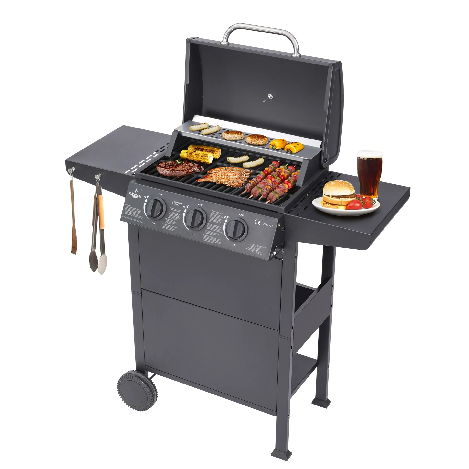 Gasgrill "San Jose" 3 Brenner - 4