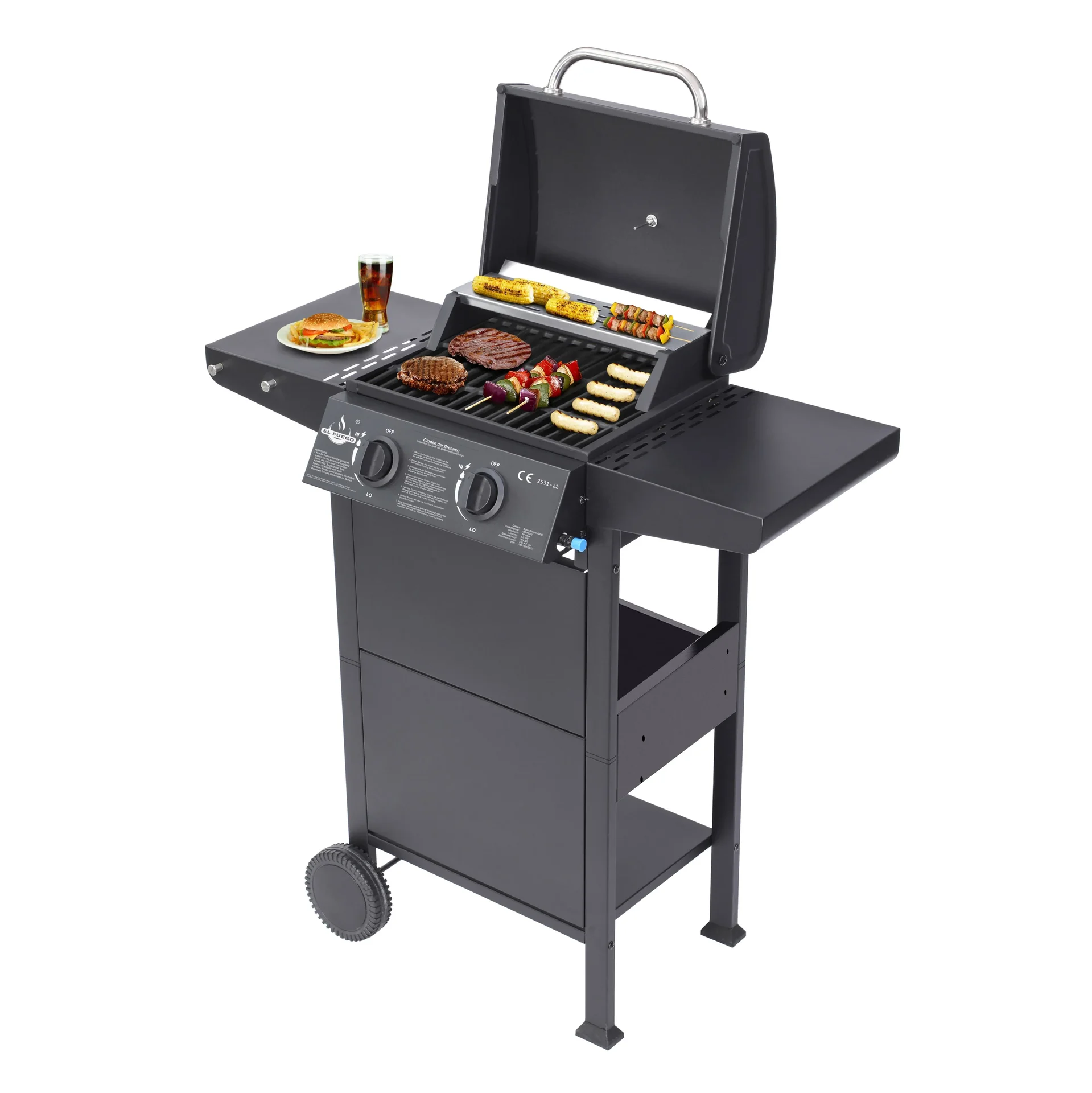 Gasgrill "San Jose" 2 Brenner - 5