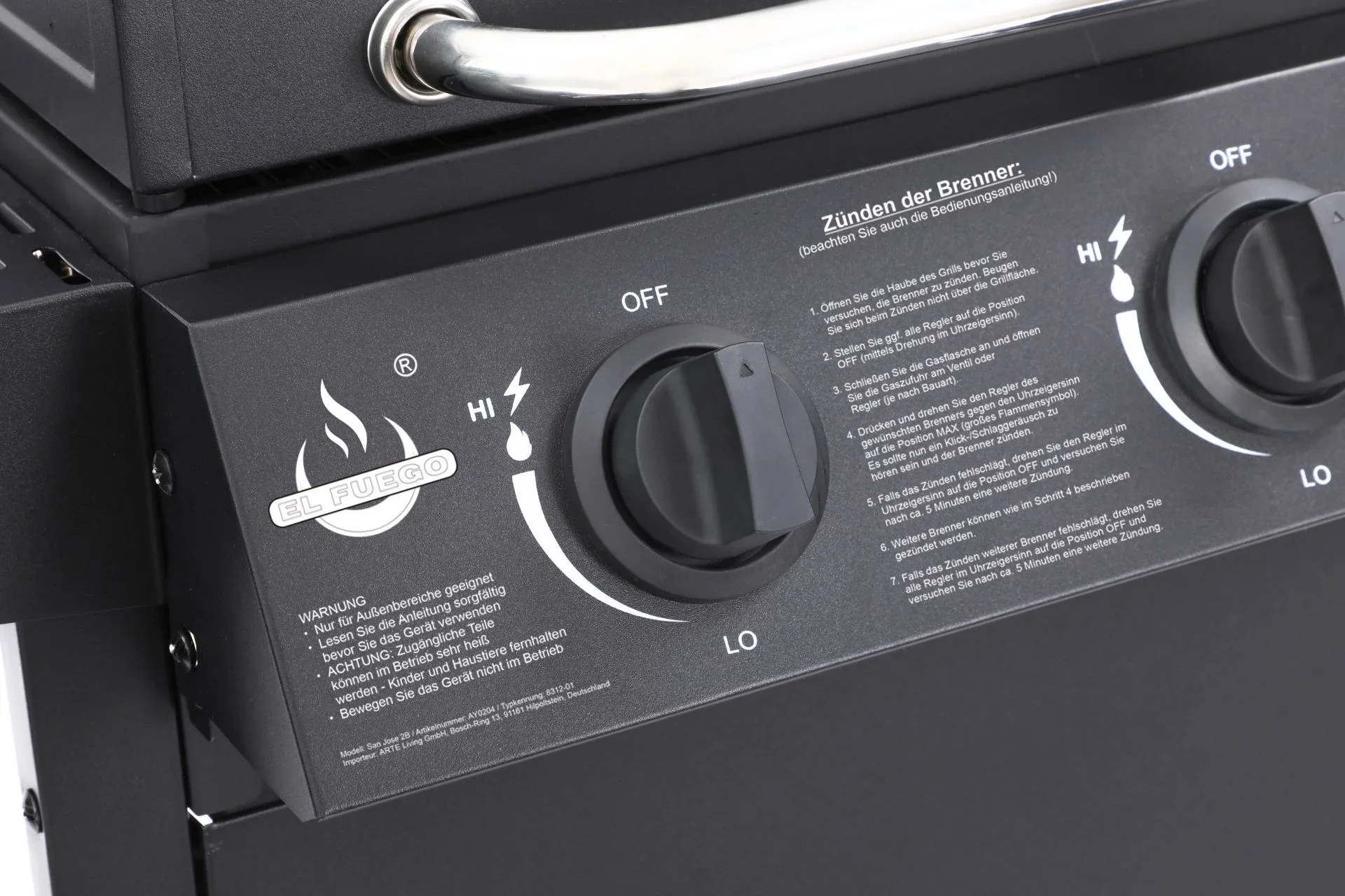 Gasgrill "San Jose" 2 Brenner - 6