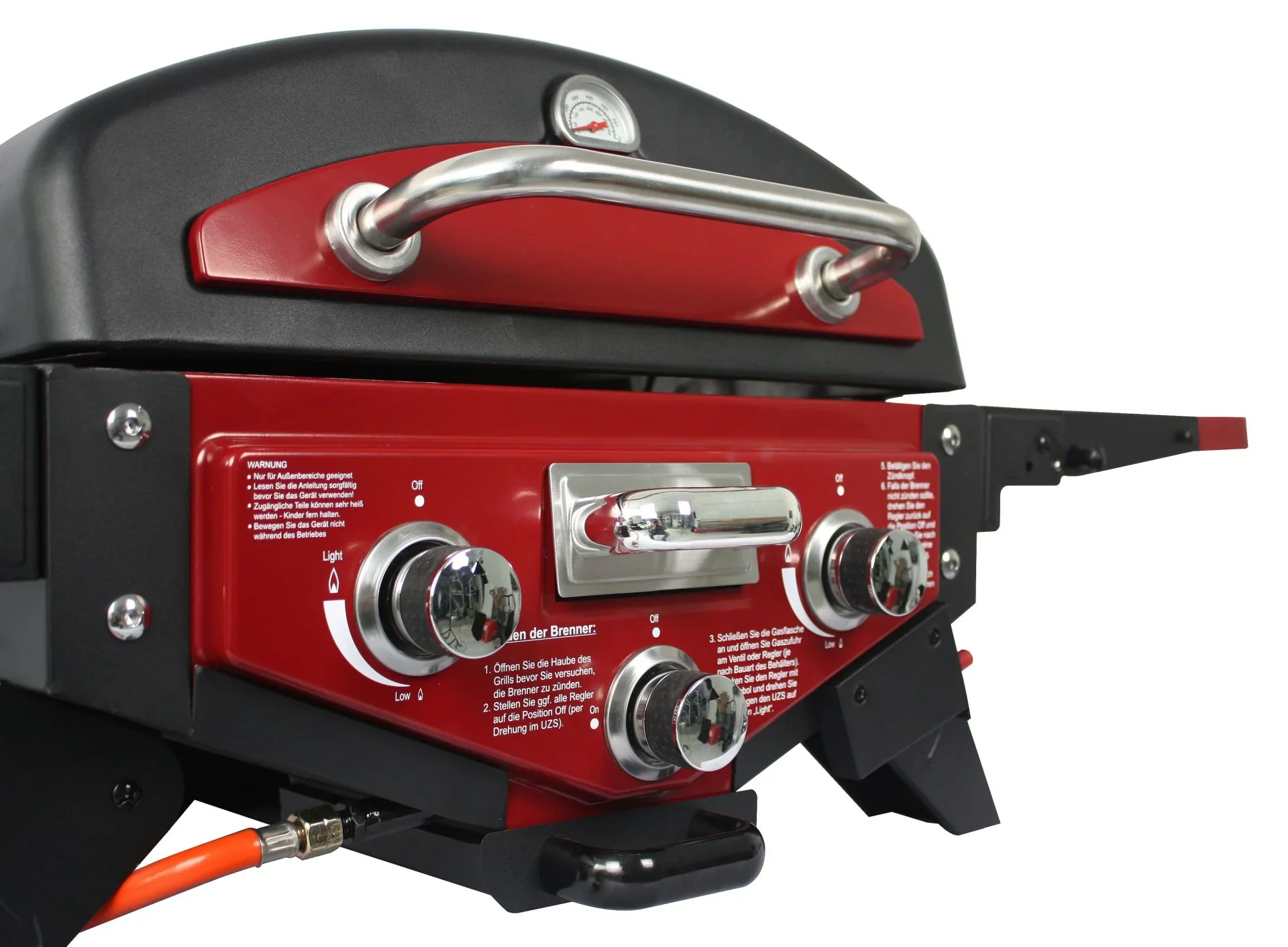 Tischgasgrill "Medison" rot - 2