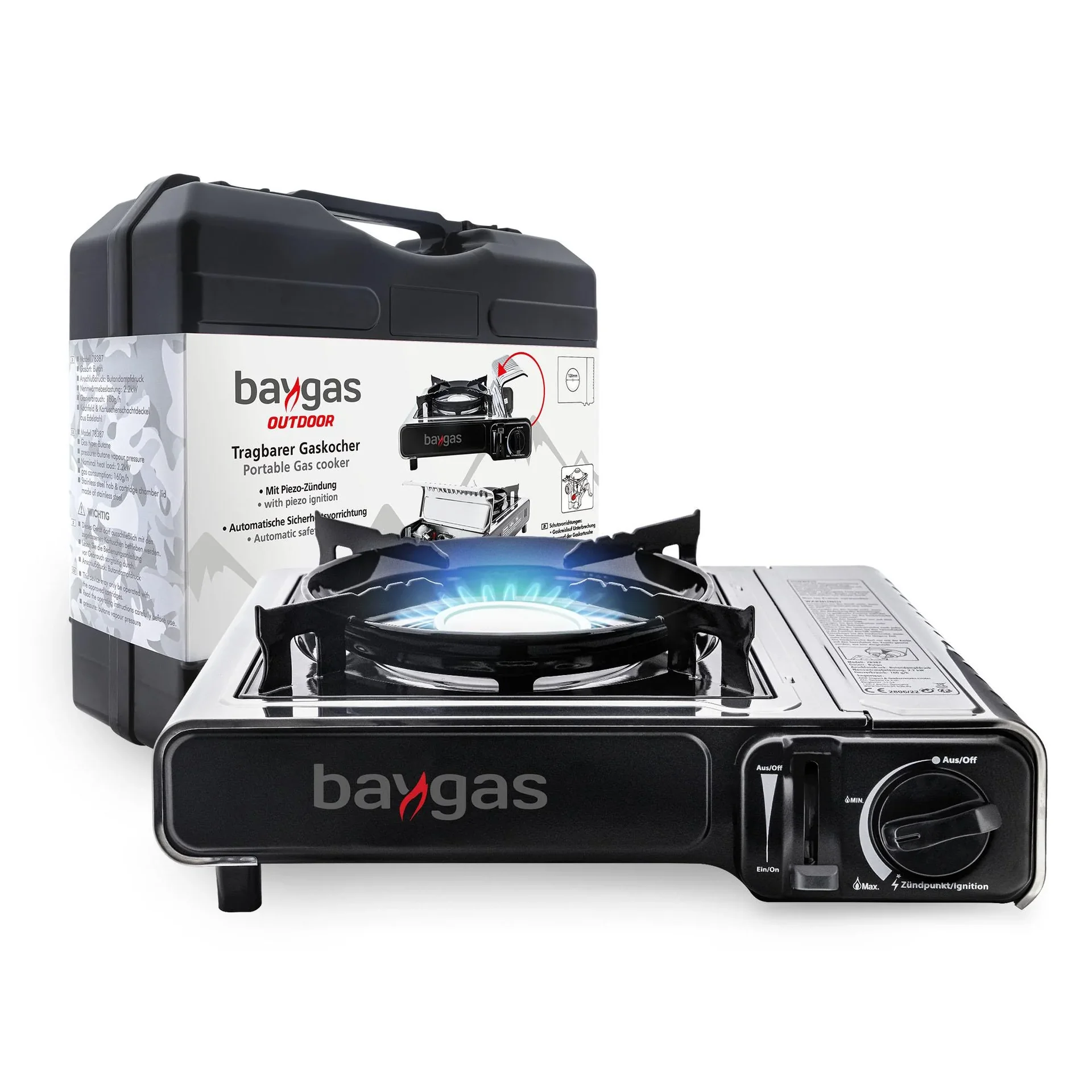 Transportabler Campingkocher Baygas - 0