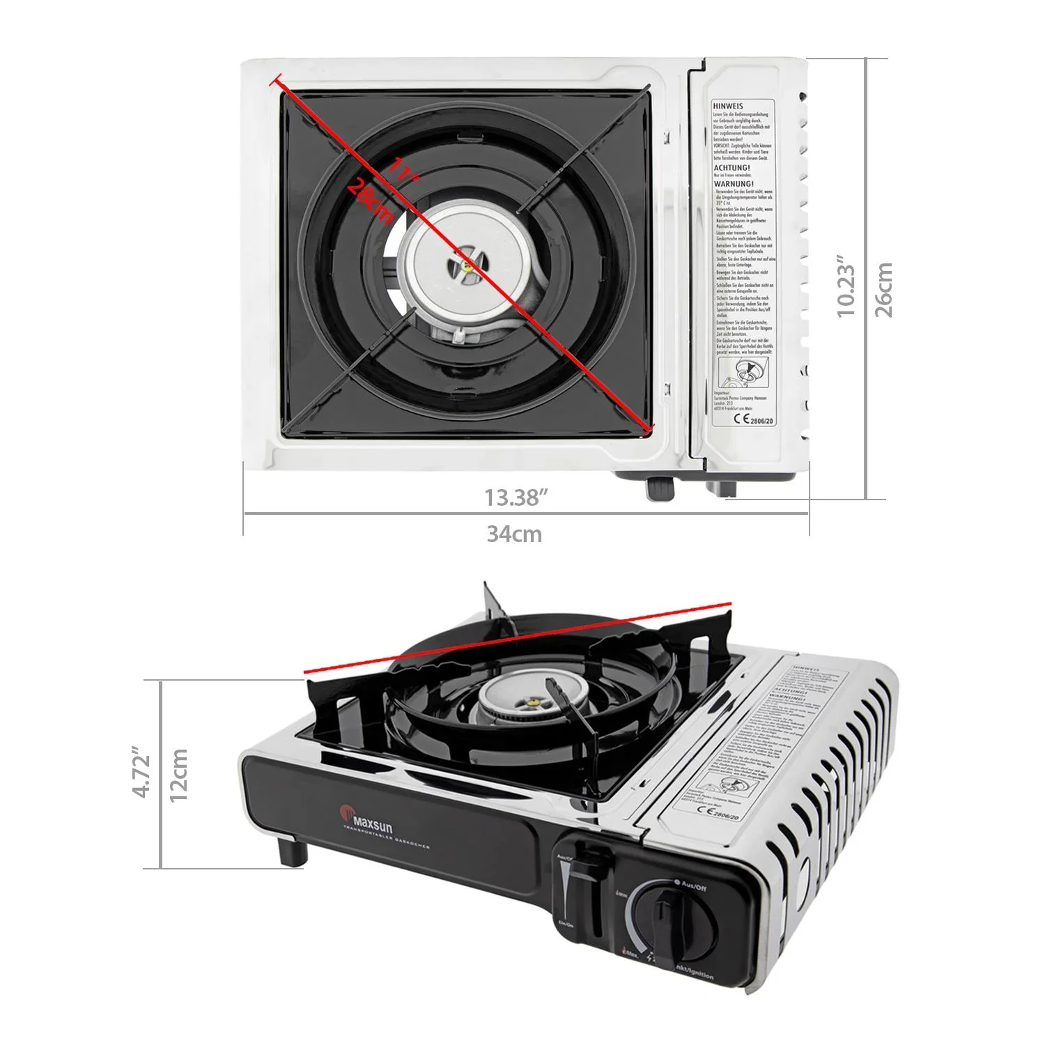 Transportabler Campingkocher Baygas - 1